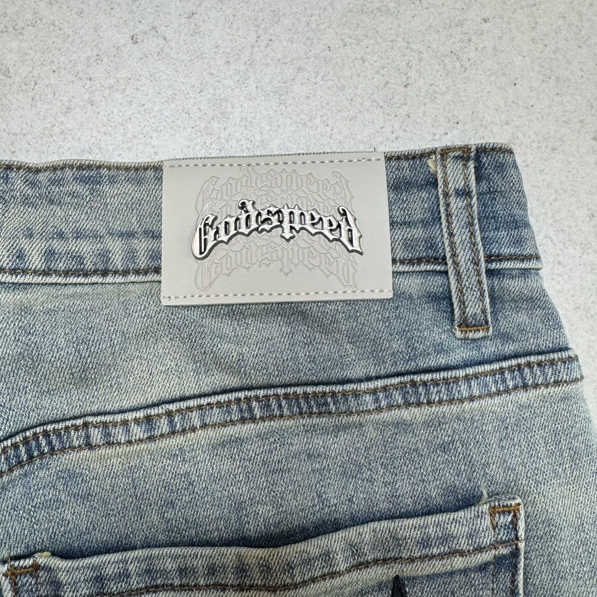 Godspeed Godspeed infinity denim shorts blue wash SIZE 34 Size US 34 / EU 50 - 7 Thumbnail
