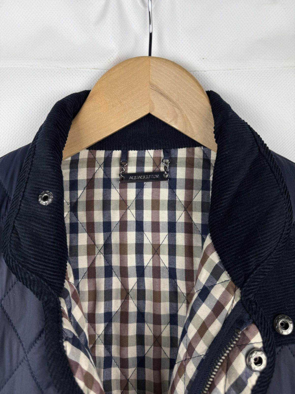 Aquascutum Aquascutum Men’s Quilted Check Lined Jacket Size S Size US S / EU 44-46 / 1 - 23 Thumbnail