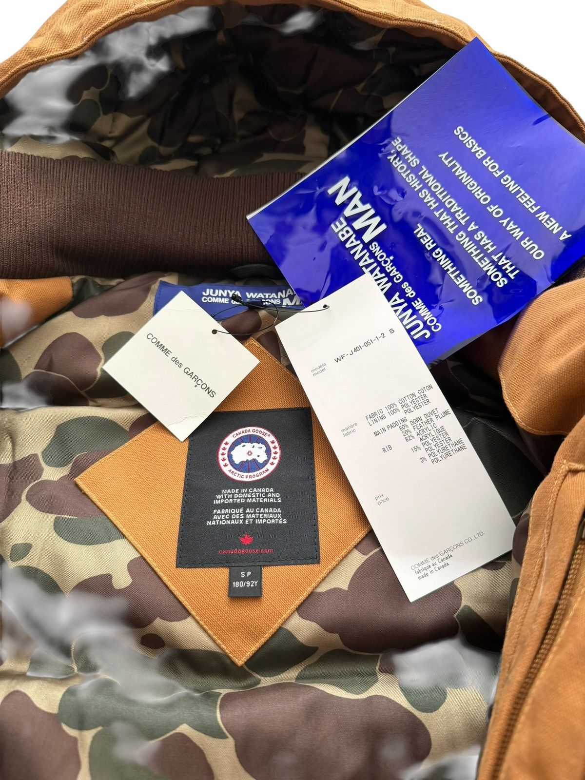 Junya Watanabe x Canada Goose Down Duck Jacket Parka Size US S / EU 44-46 / 1 - 7 Thumbnail
