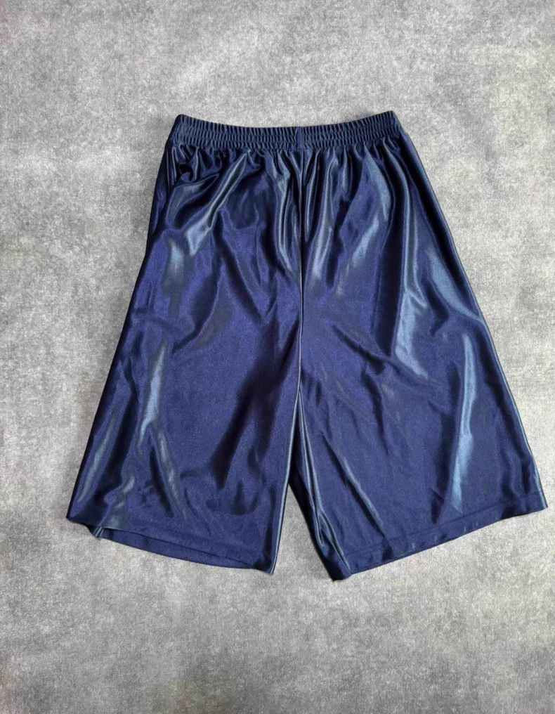 Balenciaga Balenciaga size XS Blue Double Ring Sports Basketball Silk Size US 27 - 2 Thumbnail