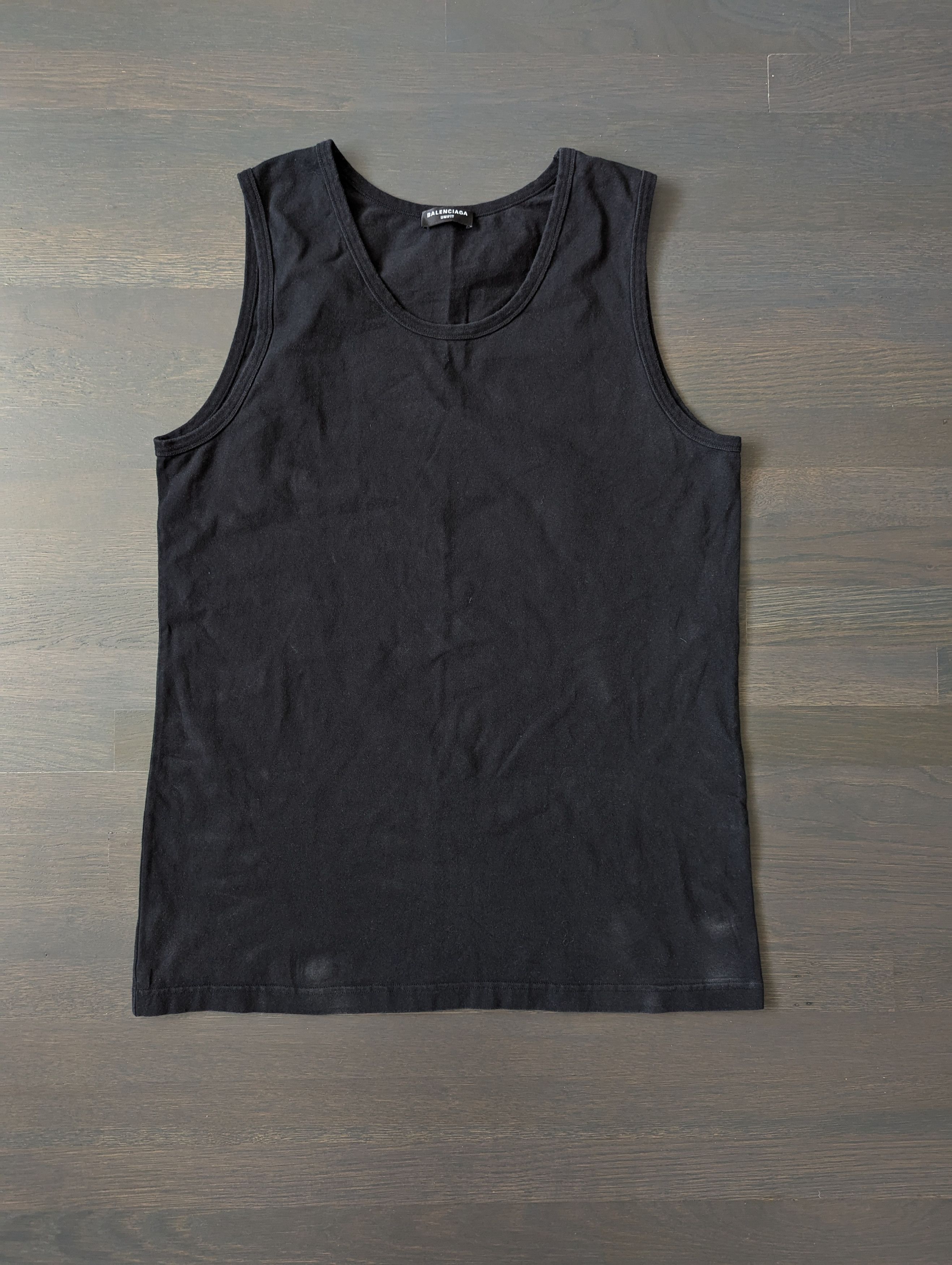 Balenciaga Tab Logo Tank Top Size US L / EU 52-54 / 3 - 1 Thumbnail