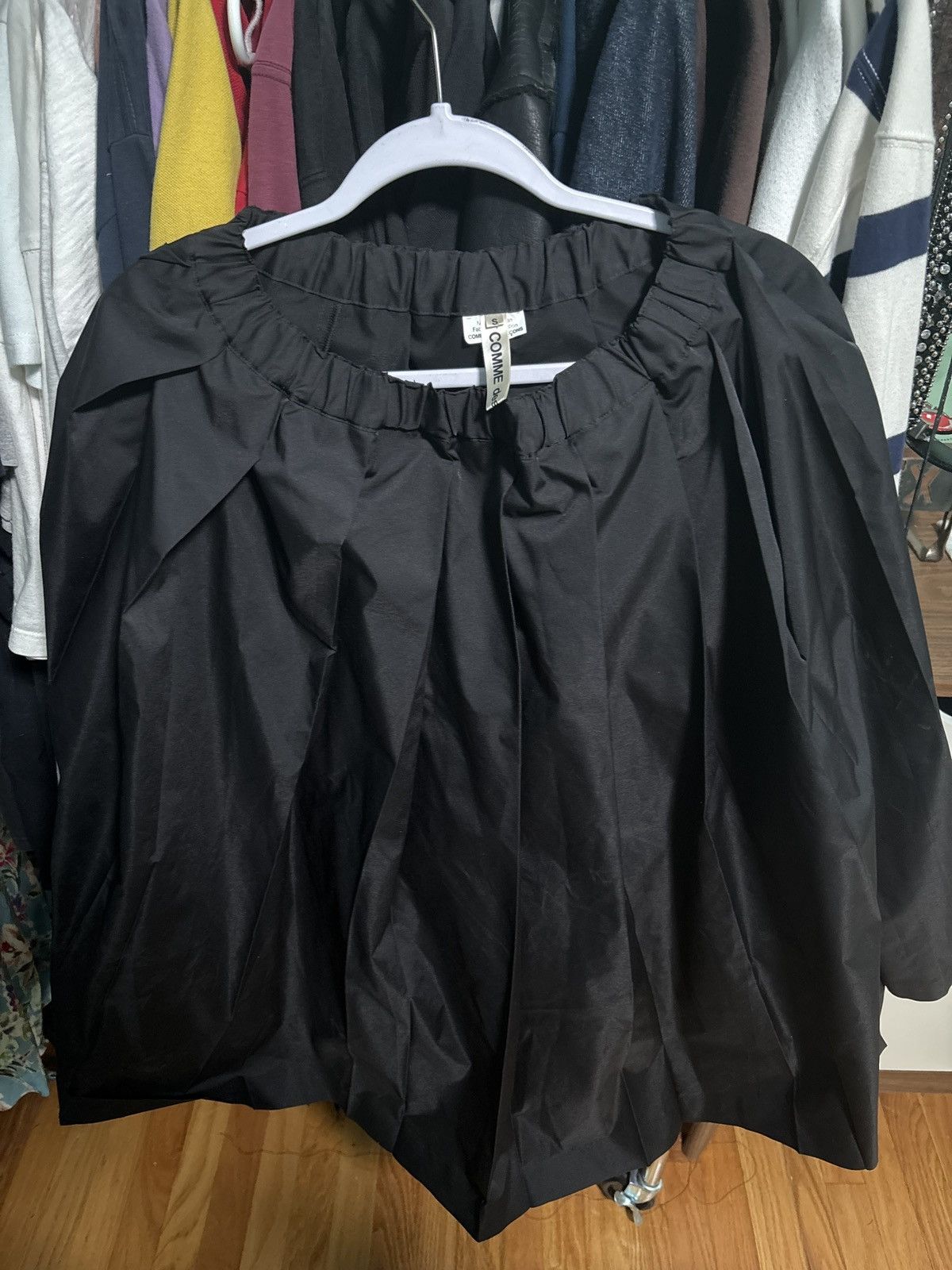 Comme des Garcons Comme Des Garcons black pleated midi skirt Size 27" / US 4 / IT 40 - 1 Preview