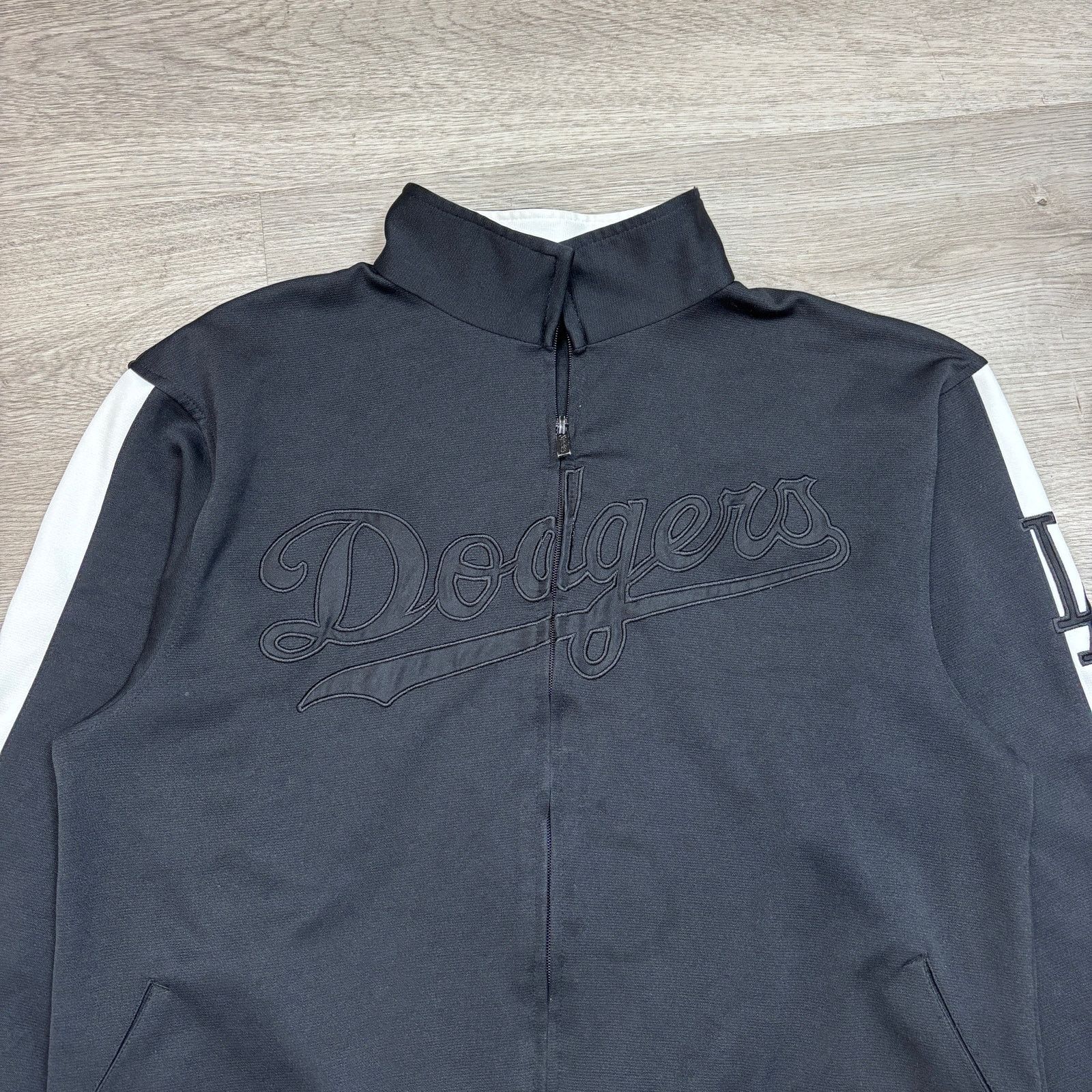 Other Stitches MLB LA Dodgers Embroidered Black Full Zip Sweater M Size US M / EU 48-50 / 2 - 2 Thumbnail