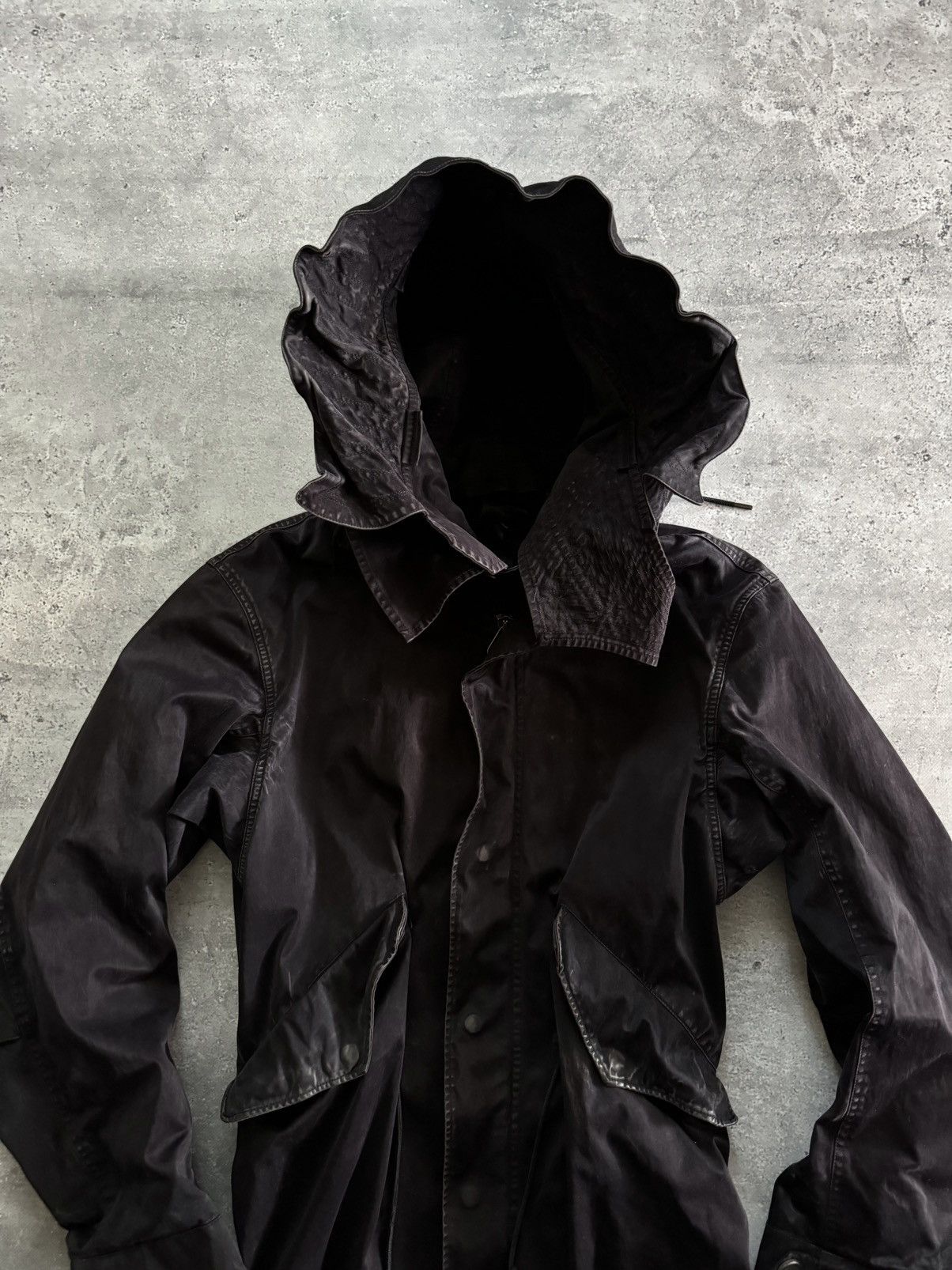 Ten C Ten C OJJ Deck Fishtail Faded Parka Jacket Size US M / EU 48-50 / 2 - 3 Thumbnail