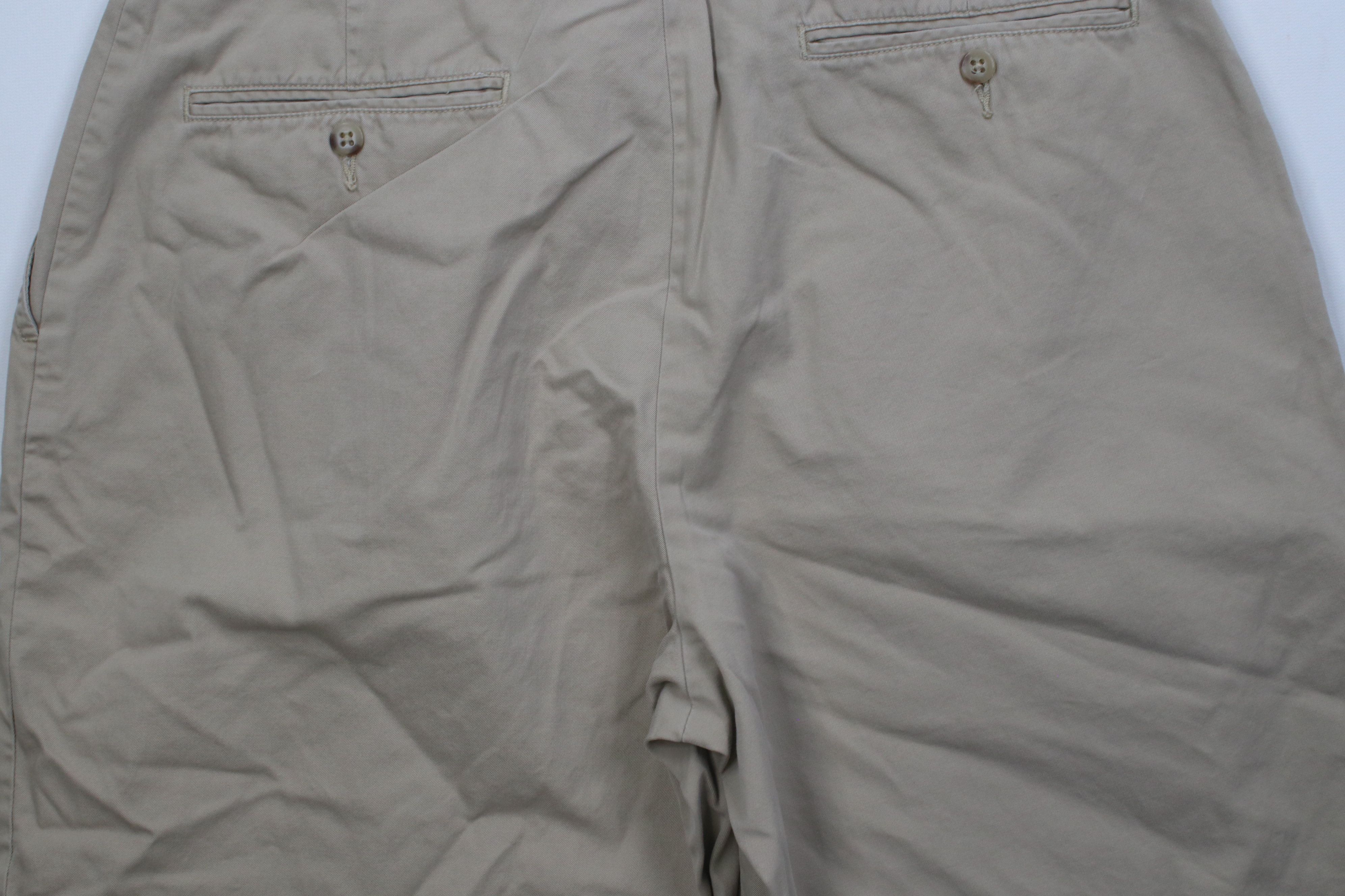 Polo Ralph Lauren Vintage 90s Ralph Lauren Chino Golf Shorts Cotton Khaki Size US 32 / EU 48 - 10 Thumbnail