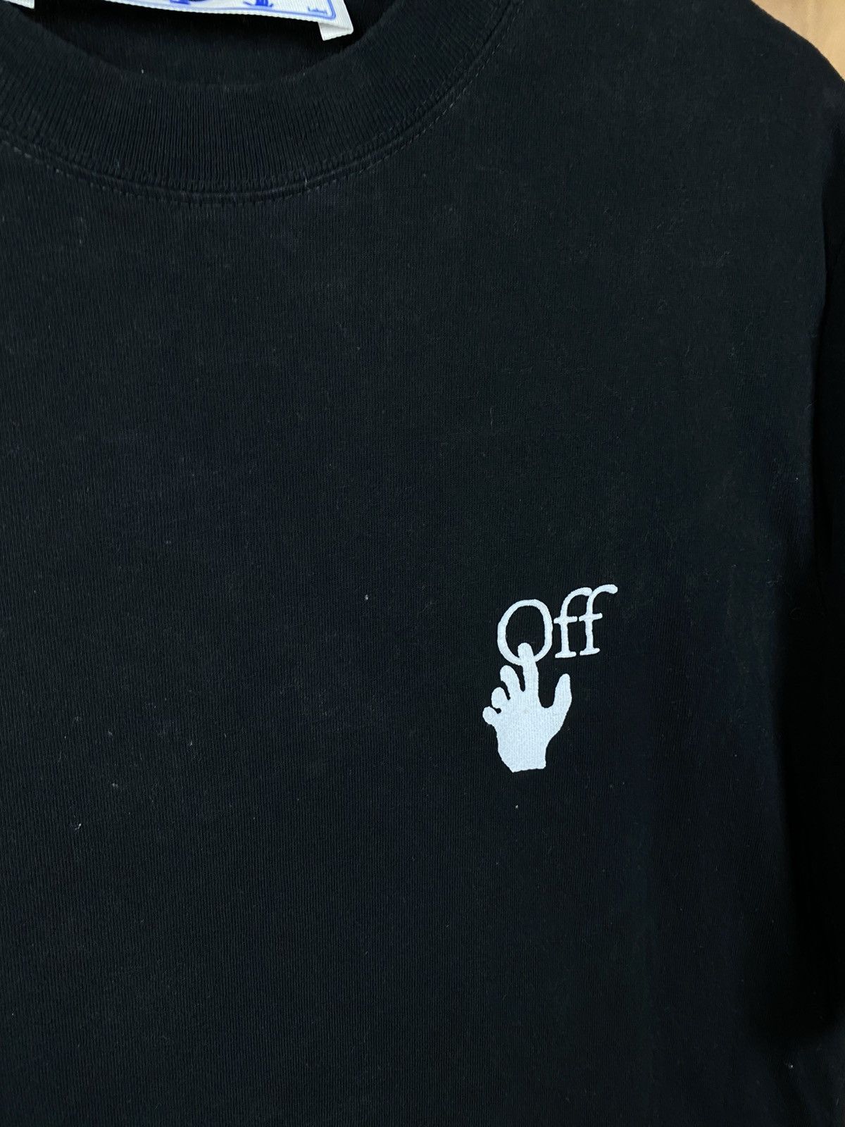 Off-White ✂️T-Shirt Off White 2013 Cut Here Main Label Tee✂️ Size US XS / EU 42 / 0 - 2 Thumbnail