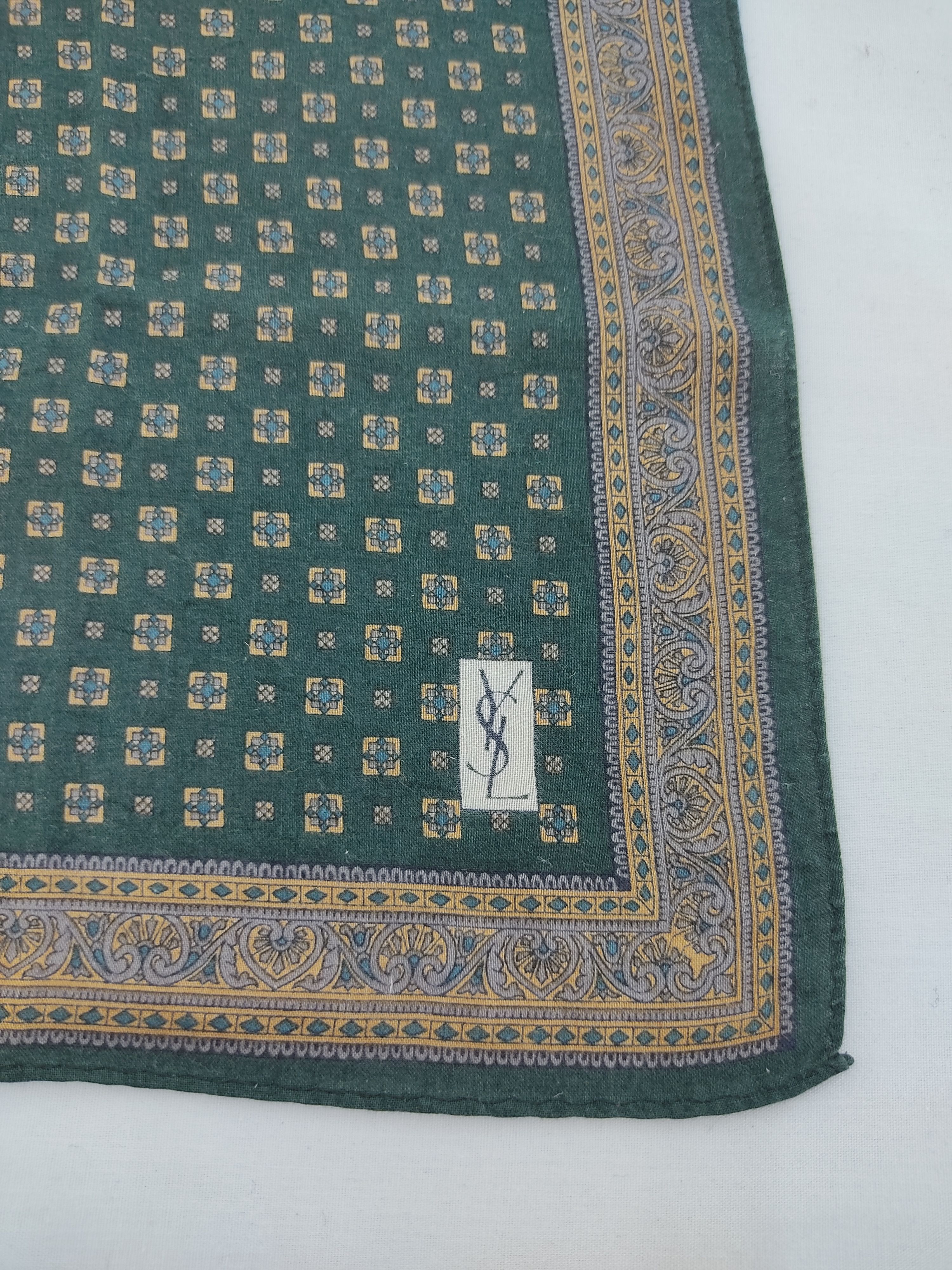 Vintage × Yves Saint Laurent Vintage Yves Saint Laurent Handkerchief / Neckwear / Bandana Size ONE SIZE - 4 Thumbnail
