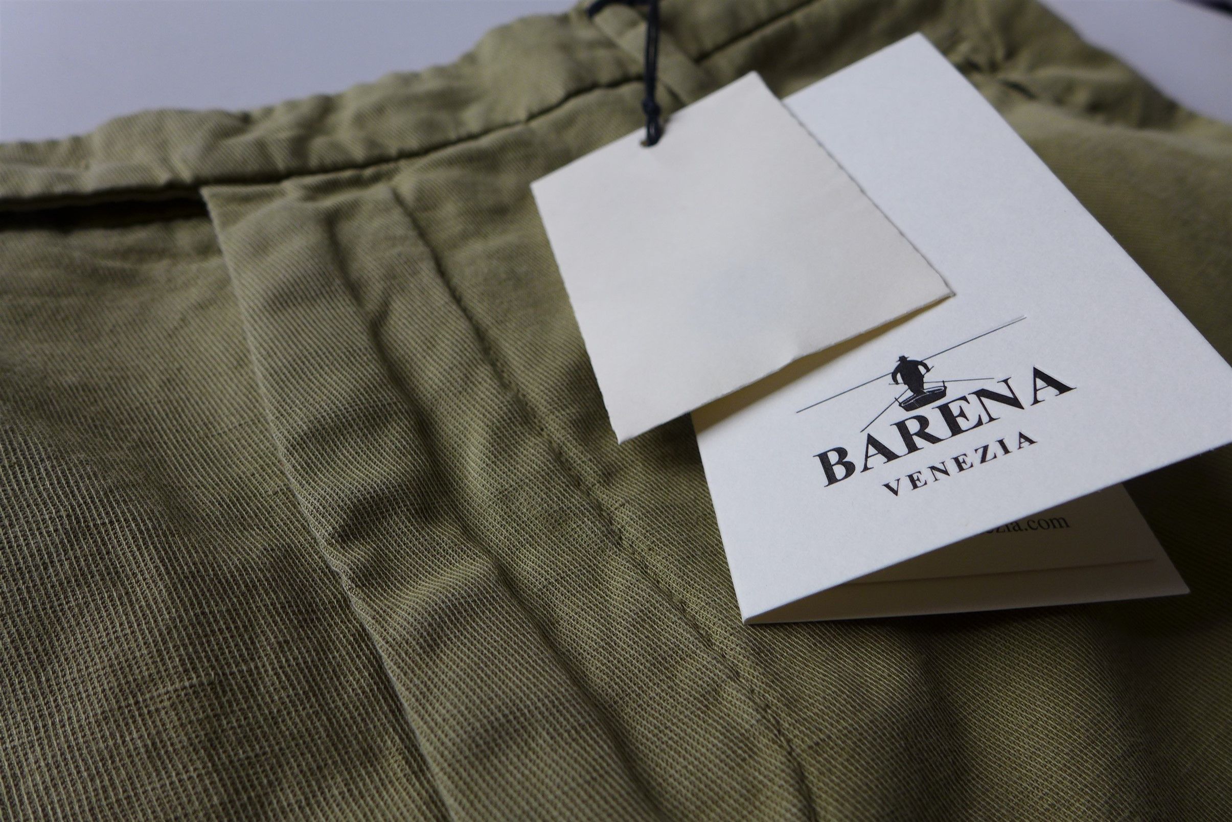 Barena Barena Masco Vignola Trousers - Canna Cotton-Linen. Size US 36 / EU 52 - 8 Thumbnail