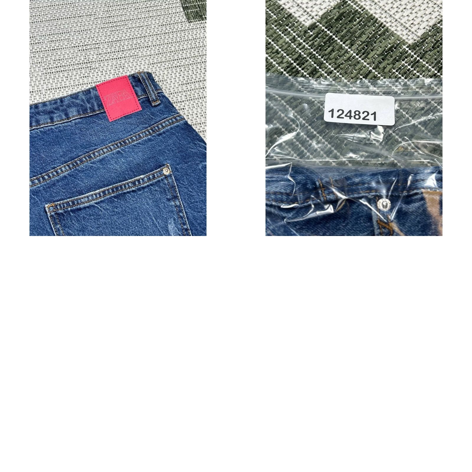Zara Zara Jeans Womens 14 Mom Fit Dark Wash Denim High Rise Blue Slim Leg Ankle Regular Size 14 Womens Jeans Size 36" / US 14 / IT 50 - 9 Thumbnail