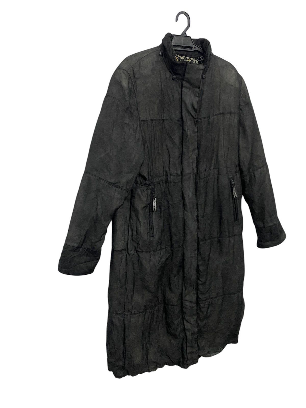 Balmain × Vintage BALMAIN PARIS LONG JACKET SILK SHEPARD INSIDE Size L / US 10 / IT 46 - 2 Thumbnail