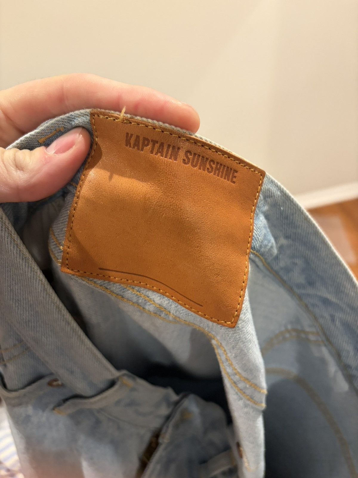 Kaptain Sunshine Kaptain Sunshine Ice Wash - 5P Front Zipper Selvedge Denim Size US 36 / EU 52 - 9 Thumbnail