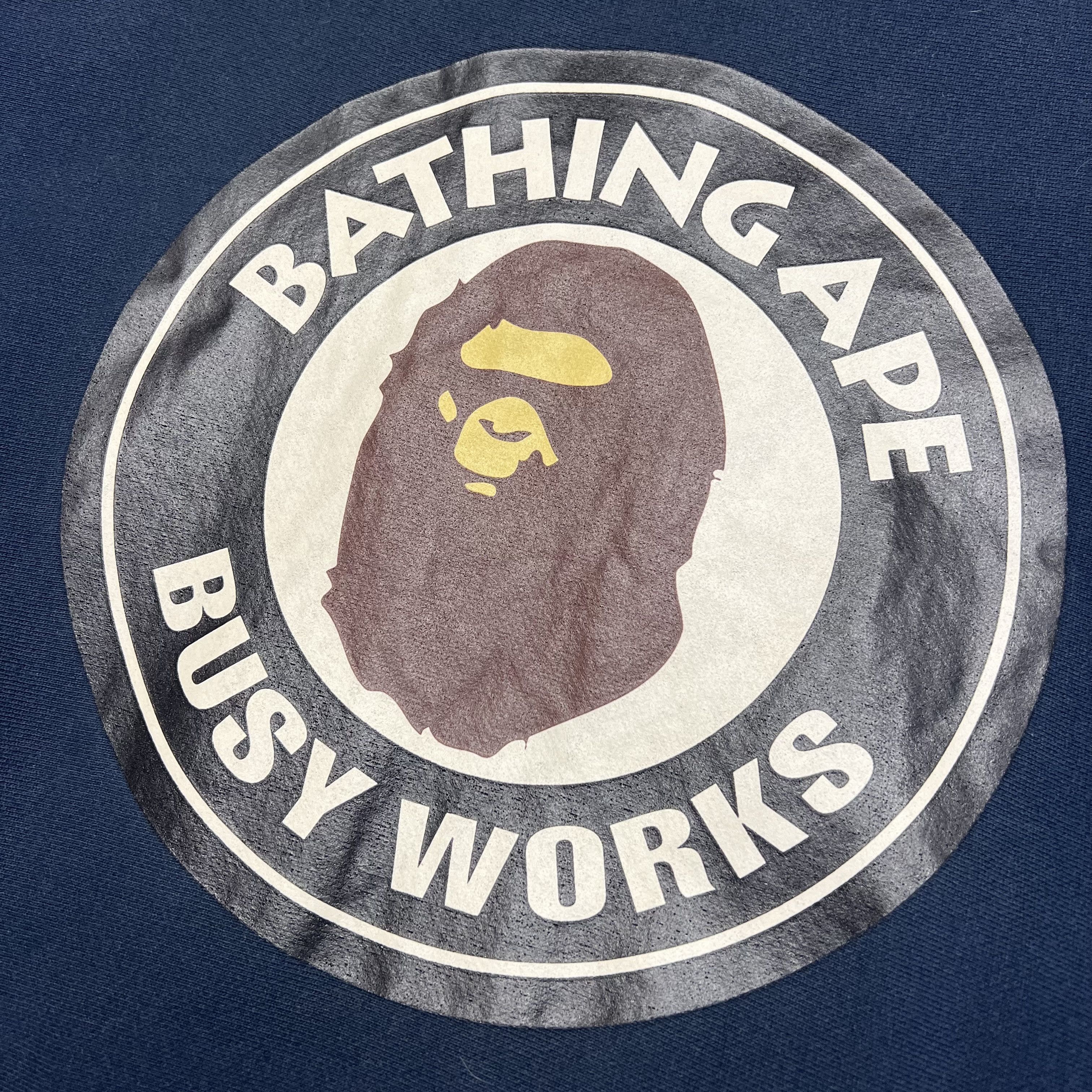 Bape A Bathing Ape Busy Works Logo Sweatshirt Size US M / EU 48-50 / 2 - 3 Thumbnail