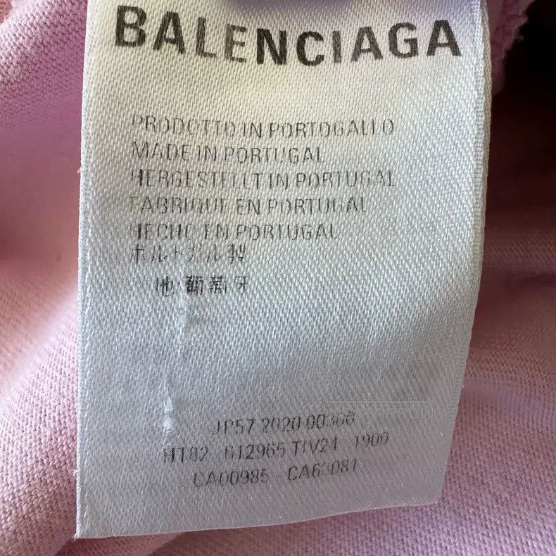 Balenciaga Balenciaga Crew Letter Print Short Sleeve T-Shirt Size M / US 6-8 / IT 42-44 - 6 Thumbnail