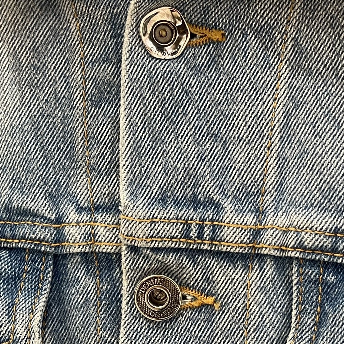 Off-White × Virgil Abloh Off-White Twist Denim Jacket Size US S / EU 44-46 / 1 - 3 Thumbnail