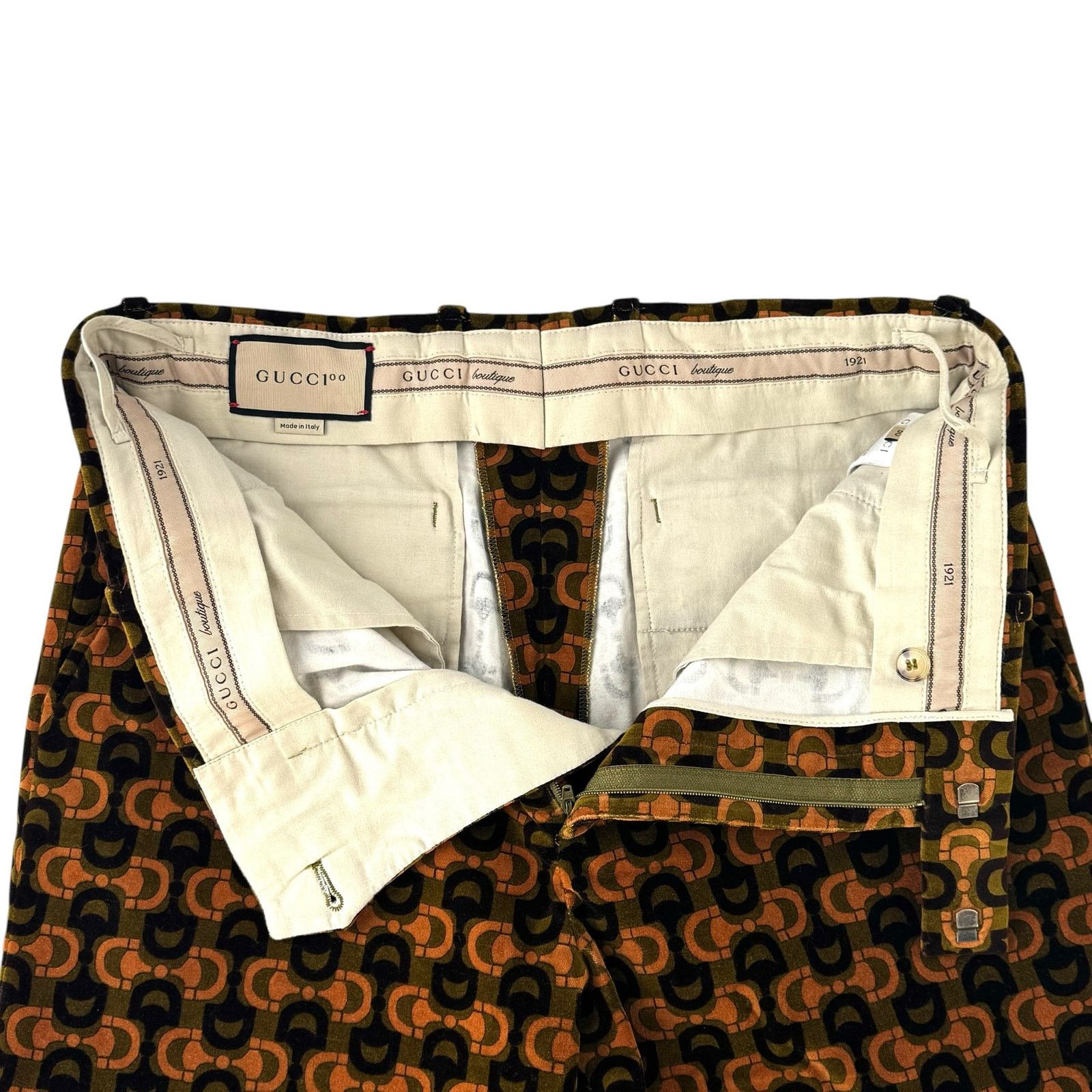 Gucci Gucci Horsebit Velvet Flared Pants Size US 34 / EU 50 - 5 Thumbnail