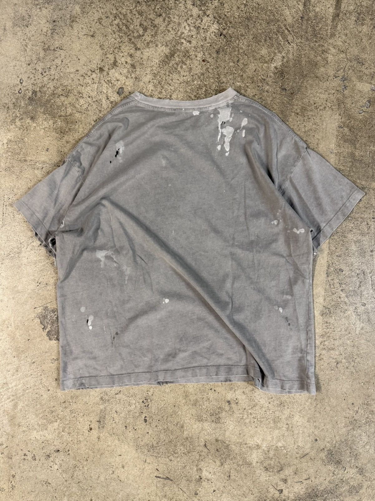 ALEXANDER DIGENOVA Alexander Digenova Light Grey Bleach Tee Size US L / EU 52-54 / 3 - 2 Thumbnail
