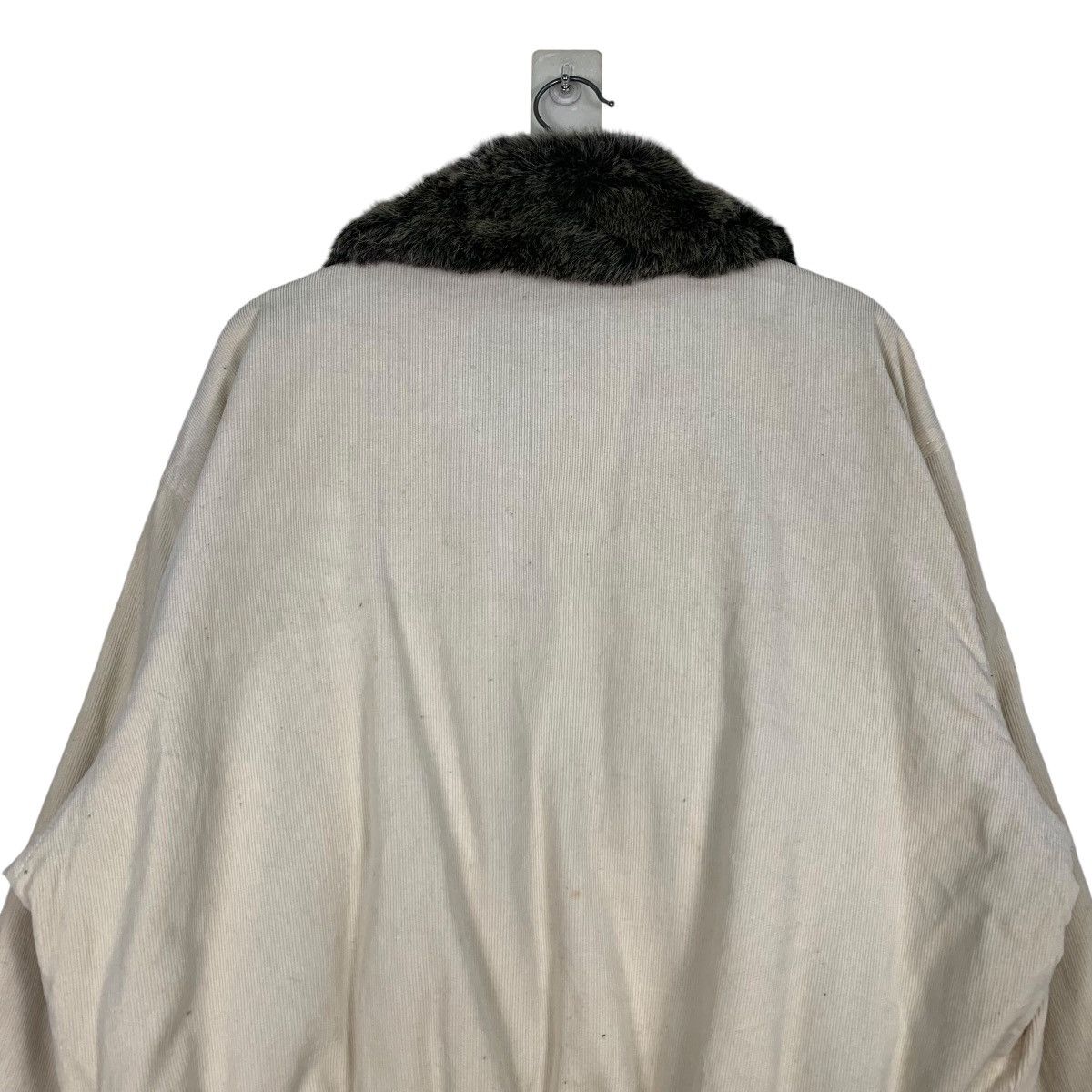 Japanese Brand VARORAV Neck Fur Zipper Cropped Jacket #1245-C56 Size M / US 6-8 / IT 42-44 - 8 Thumbnail