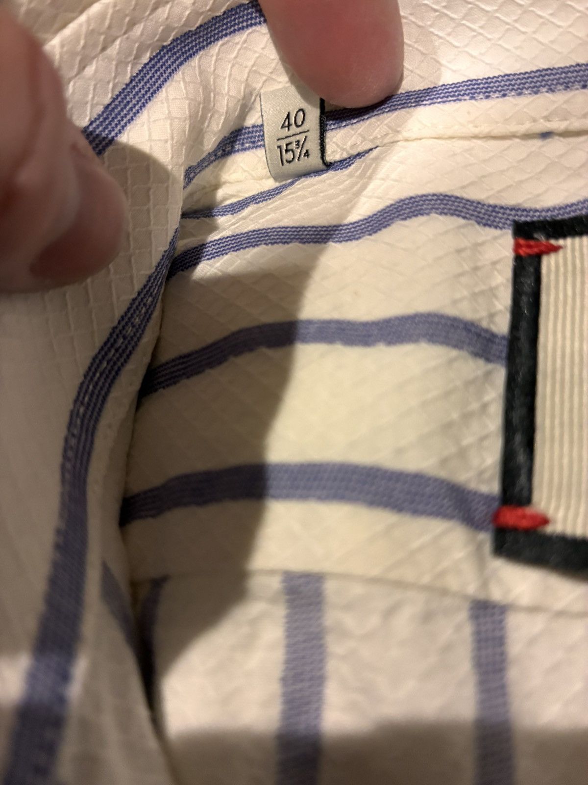 Gucci Gucci Pinstripe Embroidered Button Up Size US XXS / EU 40 - 4 Thumbnail