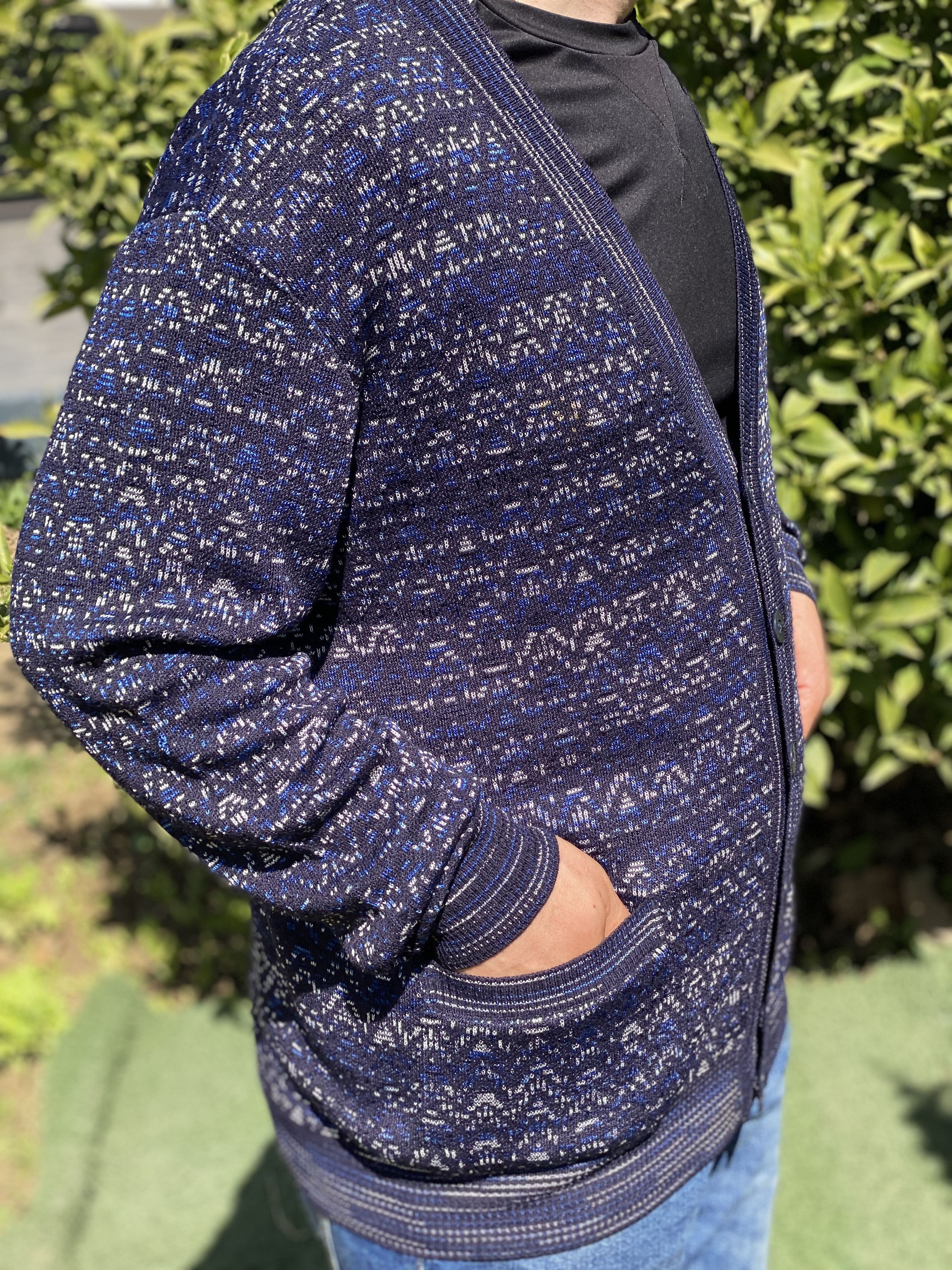 Missoni Sport Missoni Cardigan 3D Pullover Retro Size 52 L Jeresy Size US L / EU 52-54 / 3 - 3 Thumbnail
