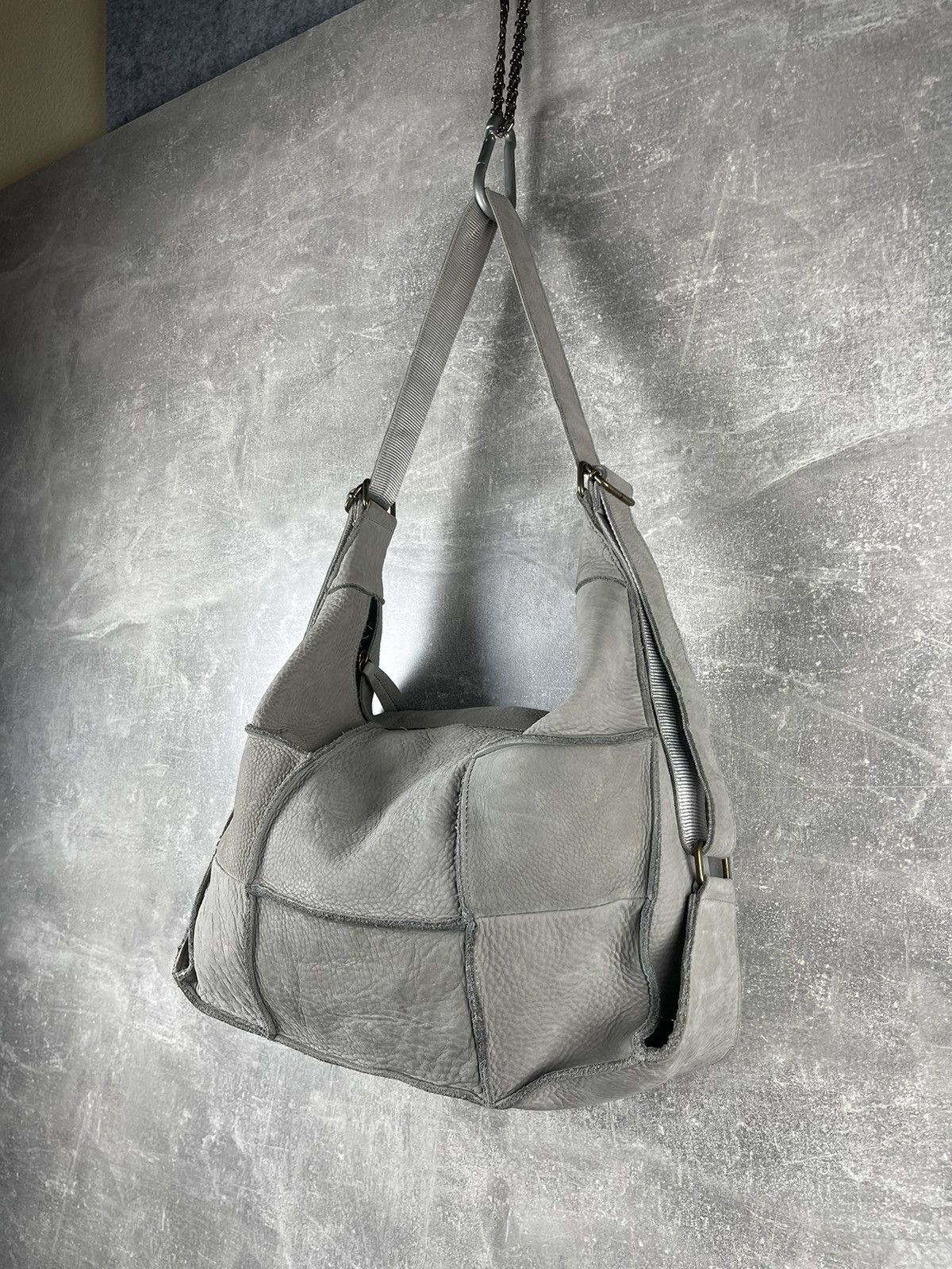 Vintage Deconstructing PatchWork Artisanal IT Leather Shoulder Bag Size ONE SIZE - 2 Thumbnail