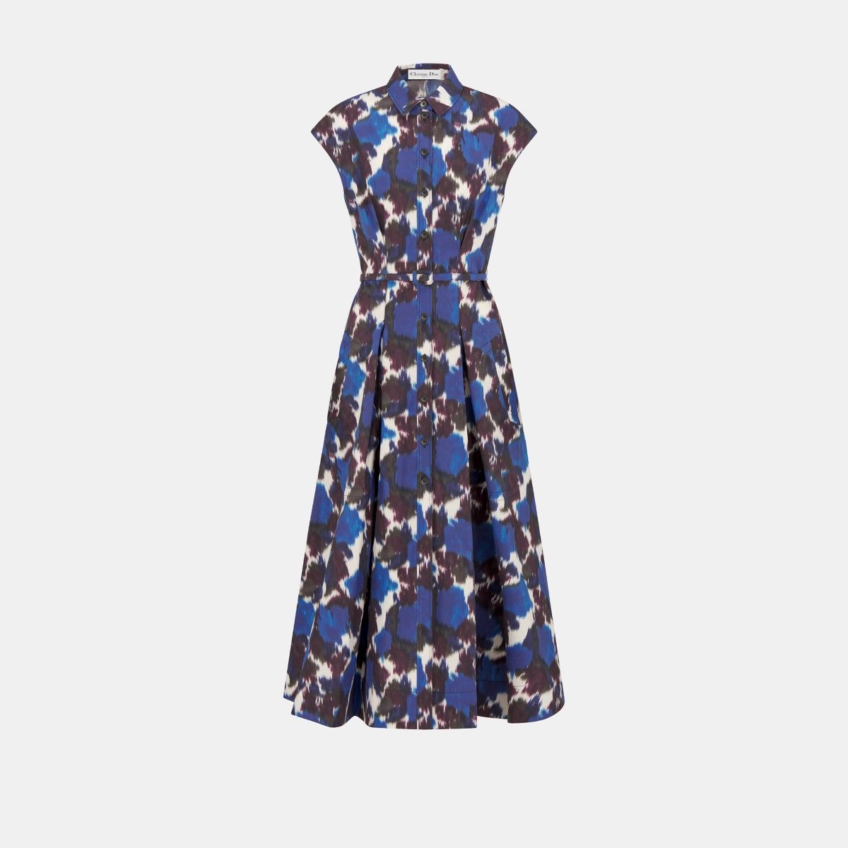 Dior o1bcso1str0225 Belted Shirt Dress in Multicolor Size M / US 6-8 / IT 42-44 - 1 Thumbnail