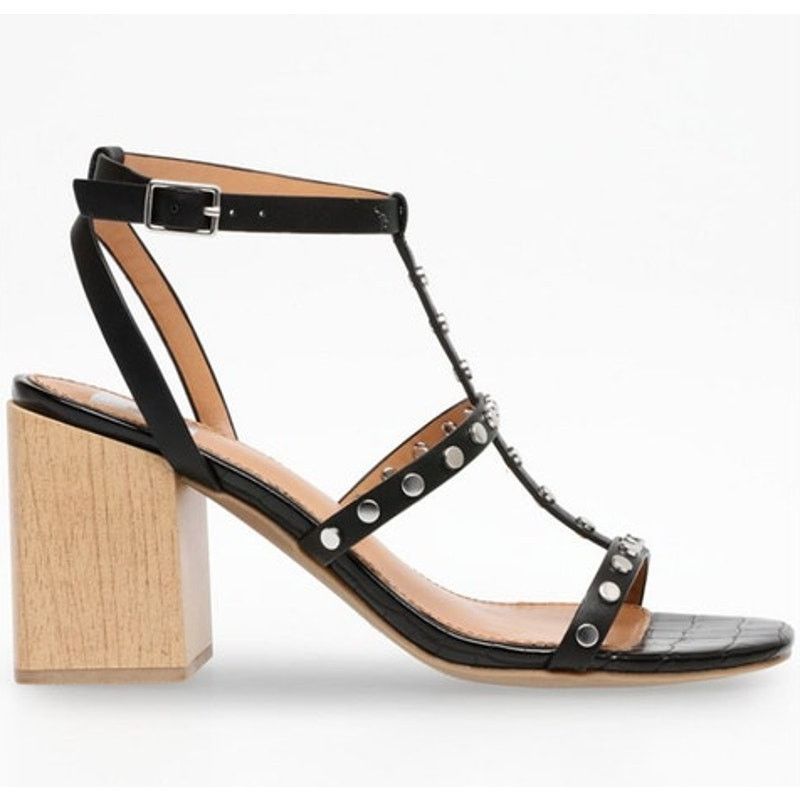 Dolce Vita DV DOLCE VITA Womens NEW Hilly Studded Sandals | Size 9.5 Size US 9.5 / IT 39.5 - 2 Thumbnail