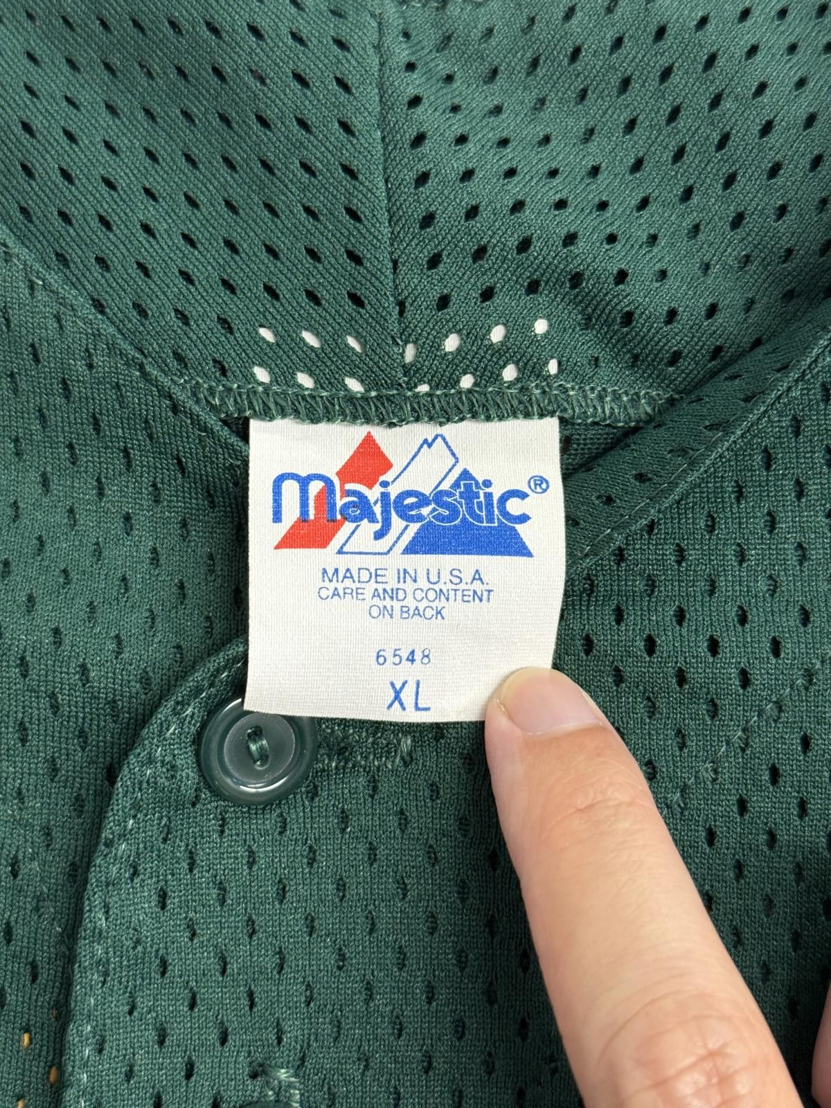 Majestic Vintage Pericos de Puebla Majestic Sleeveless Baseball XL Size US XL / EU 56 / 4 - 3 Thumbnail