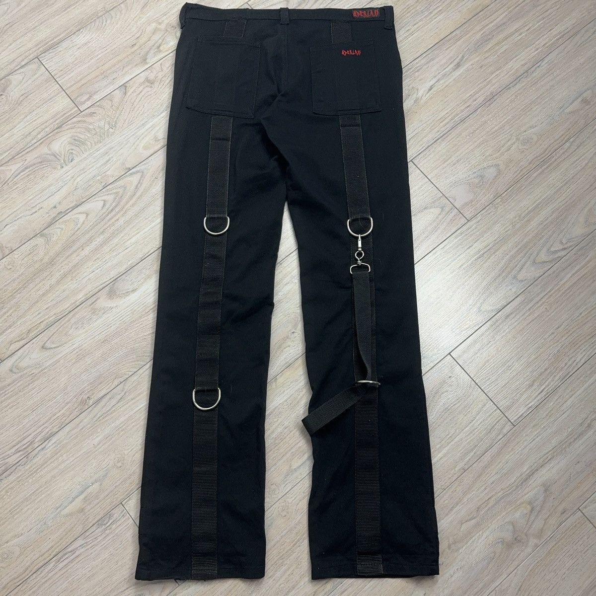 Japanese Brand Crazy Aderlass Bondage Cyber Punk GOA Multiple Belts Jeans Size US 32 / EU 48 - 13 Thumbnail