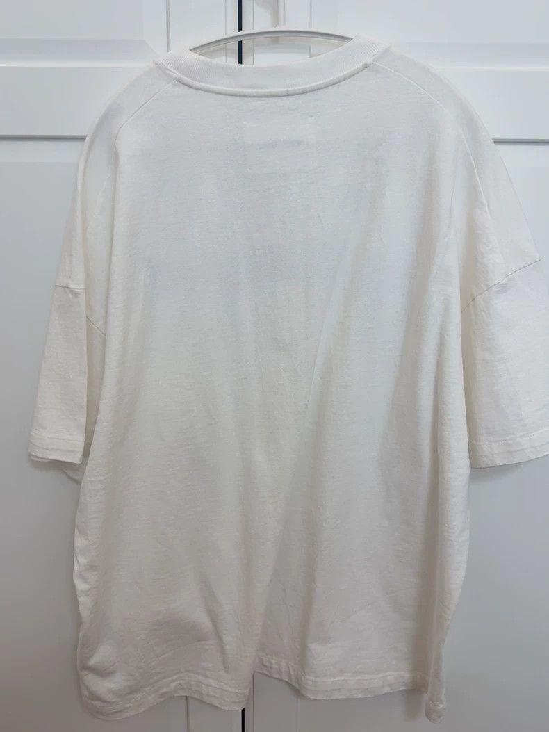 Jil Sander Jil Sander White logo short sleeved cotton T-shirt Size M / US 6-8 / IT 42-44 - 4 Thumbnail