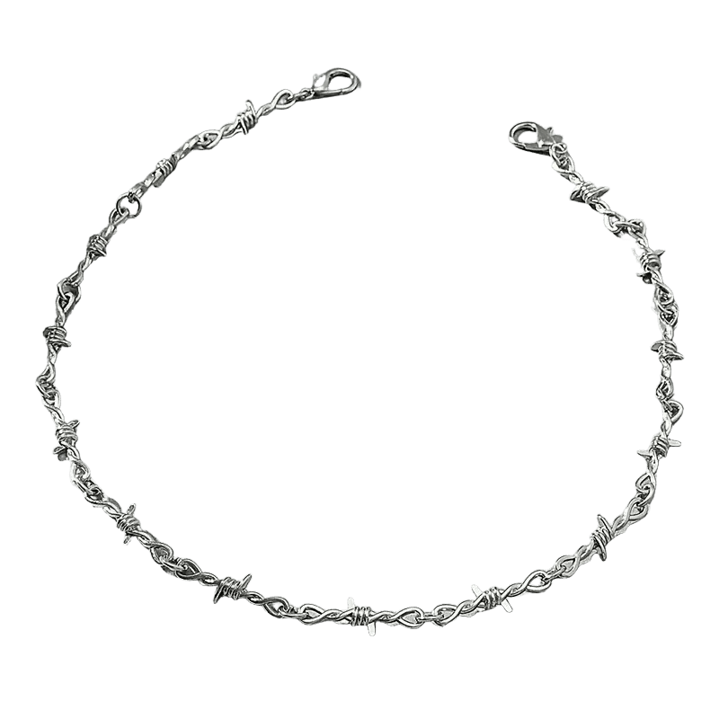 Designer Chrome Hearts Style Barbed Wire Chain | Grailed