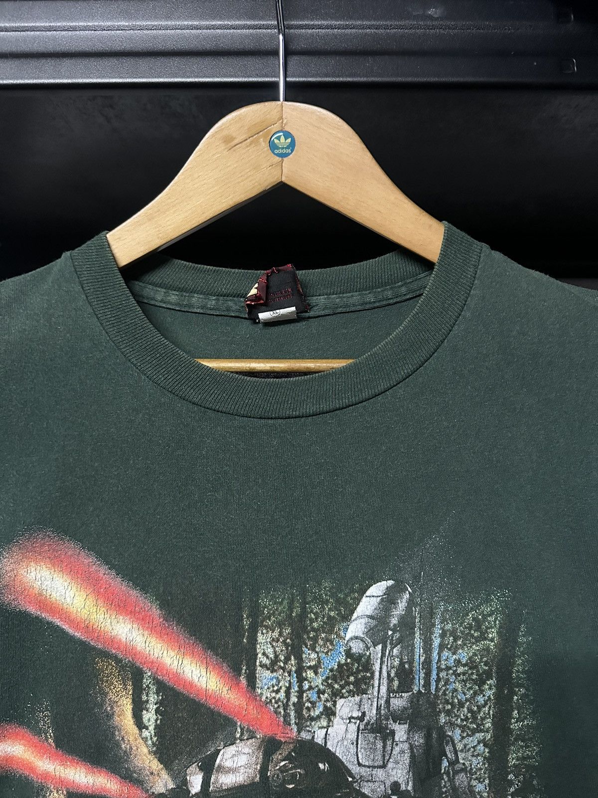 Star Wars Vintage 90s Star Wars Episode 1 Mirror Printed Faded Tee Size US XL / EU 56 / 4 - 9 Thumbnail