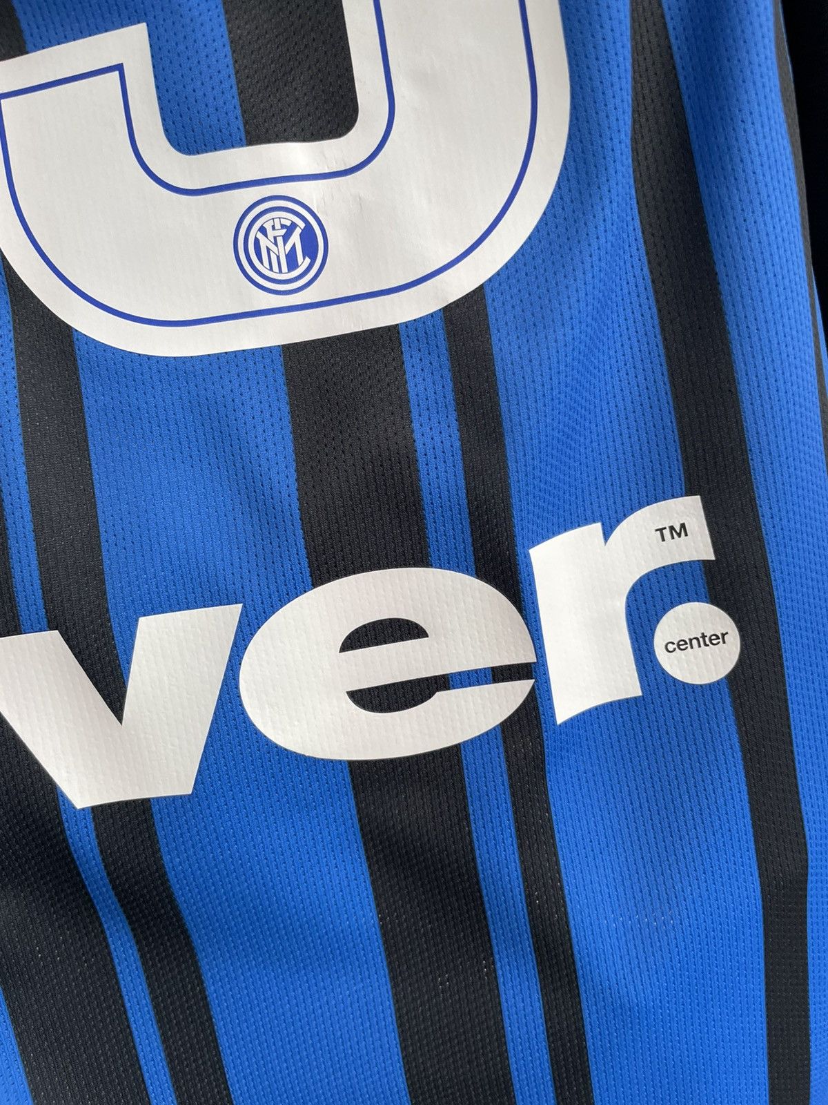 Nike Inter Milan 2017 2018 Player Issue Match Worn? Shirt Jersey Size US L / EU 52-54 / 3 - 24 Thumbnail
