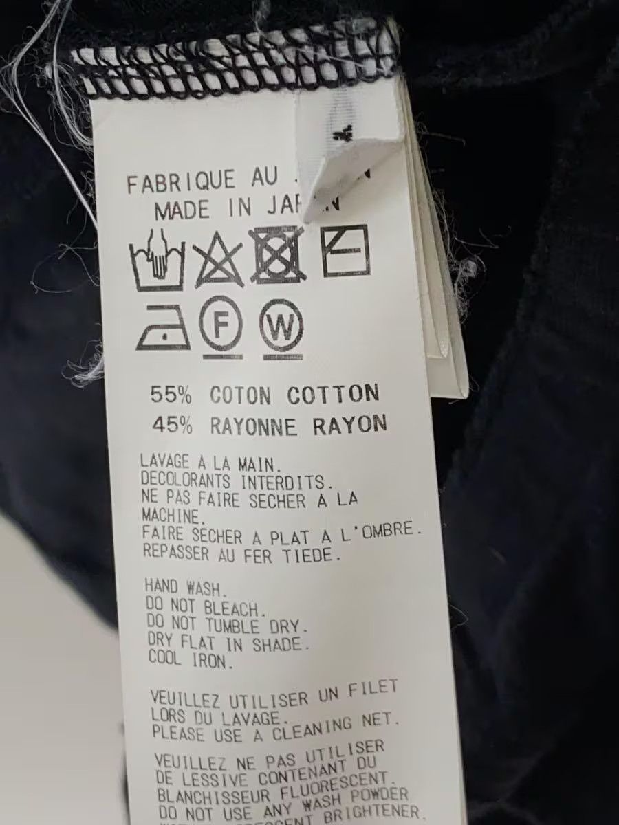 Yohji Yamamoto YOHJI YAMAMOTO cotton long-sleeved tee black Size US S / EU 44-46 / 1 - 5 Thumbnail