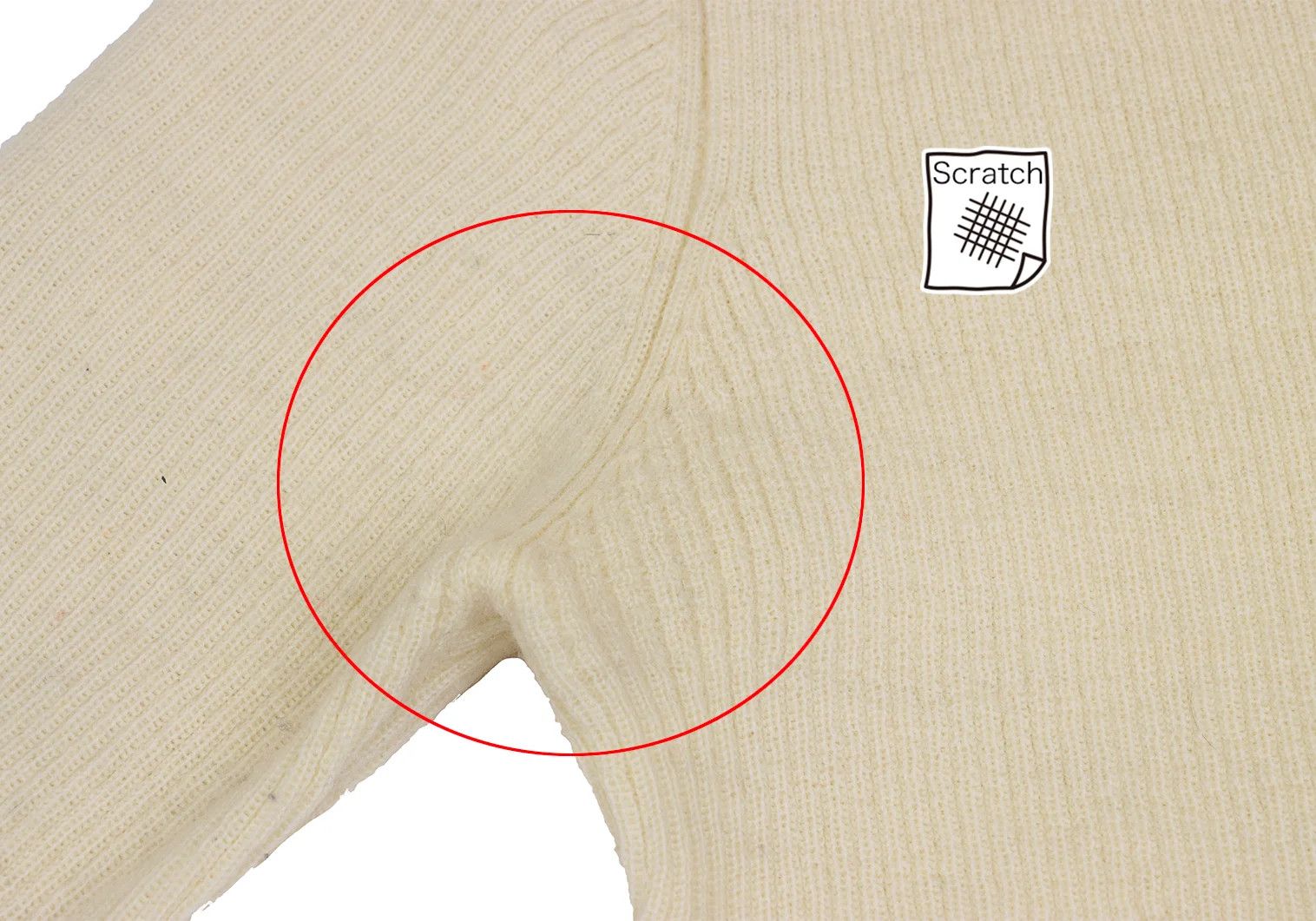 Jean Paul Gaultier Wool Ribbed Knit Sweater in Cream Size 48 Size US M / EU 48-50 / 2 - 3 Thumbnail