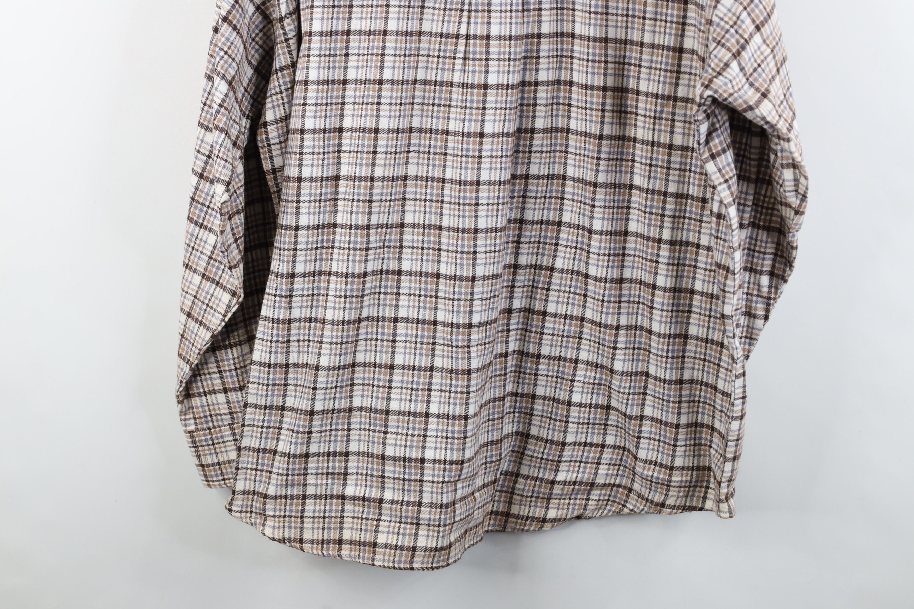 Vintage Deadstock Vintage 90s Streetwear Button Down Shirt Plaid Size US XL / EU 56 / 4 - 11 Thumbnail