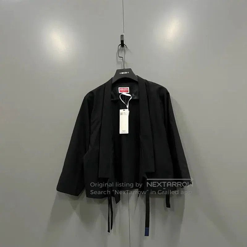 Kenzo Kenzo Black Cotton Women's Jacket for Spring Autumn . Size M / US 6-8 / IT 42-44 - 1 Thumbnail