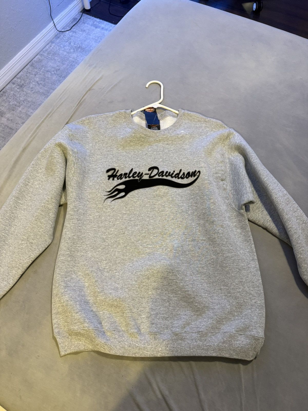 Harley Davidson × Vintage Vintage Harley Davidson Sweatshirt Size US L / EU 52-54 / 3 - 1 Thumbnail