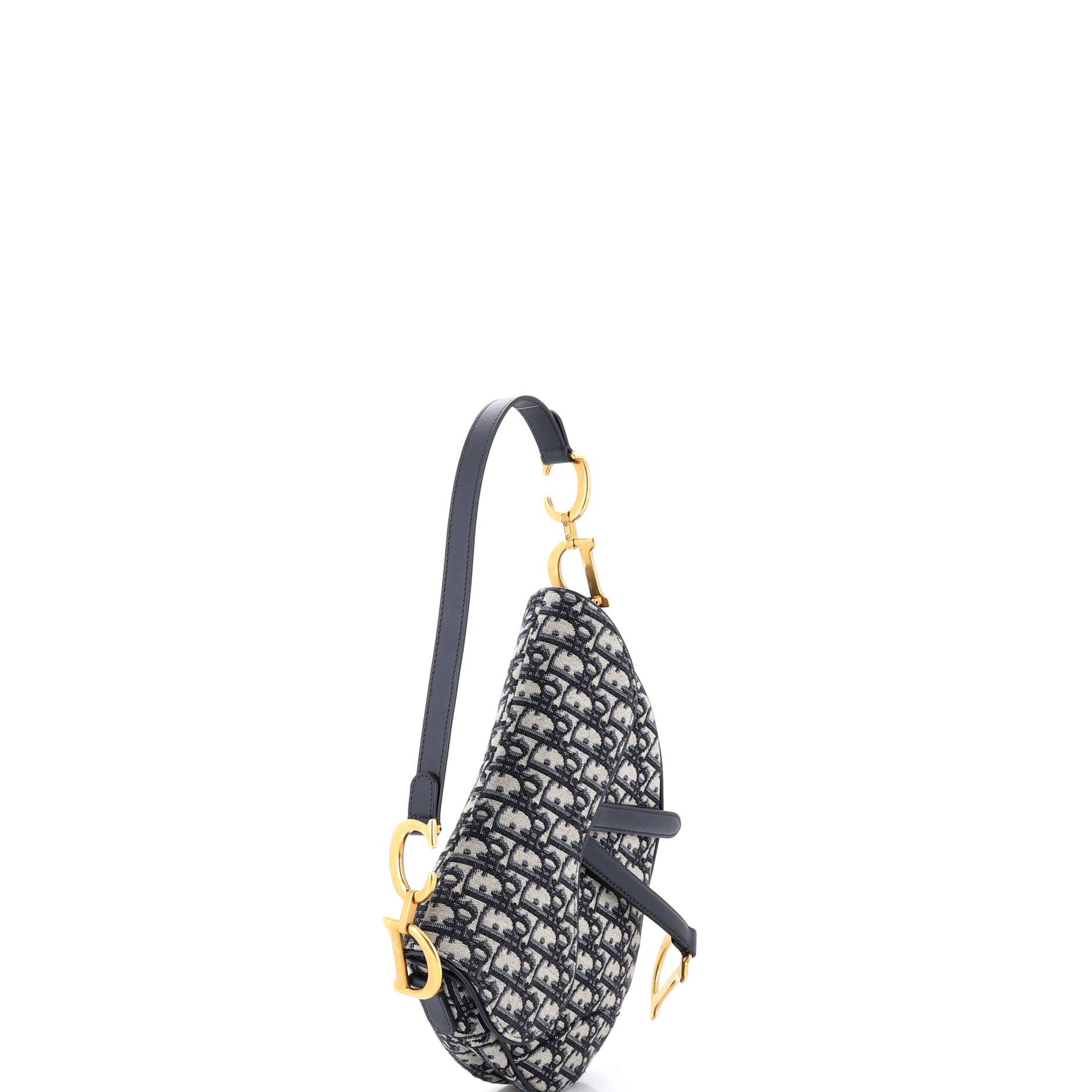 Dior Saddle Handbag Oblique Canvas Medium Size ONE SIZE - 1 Thumbnail