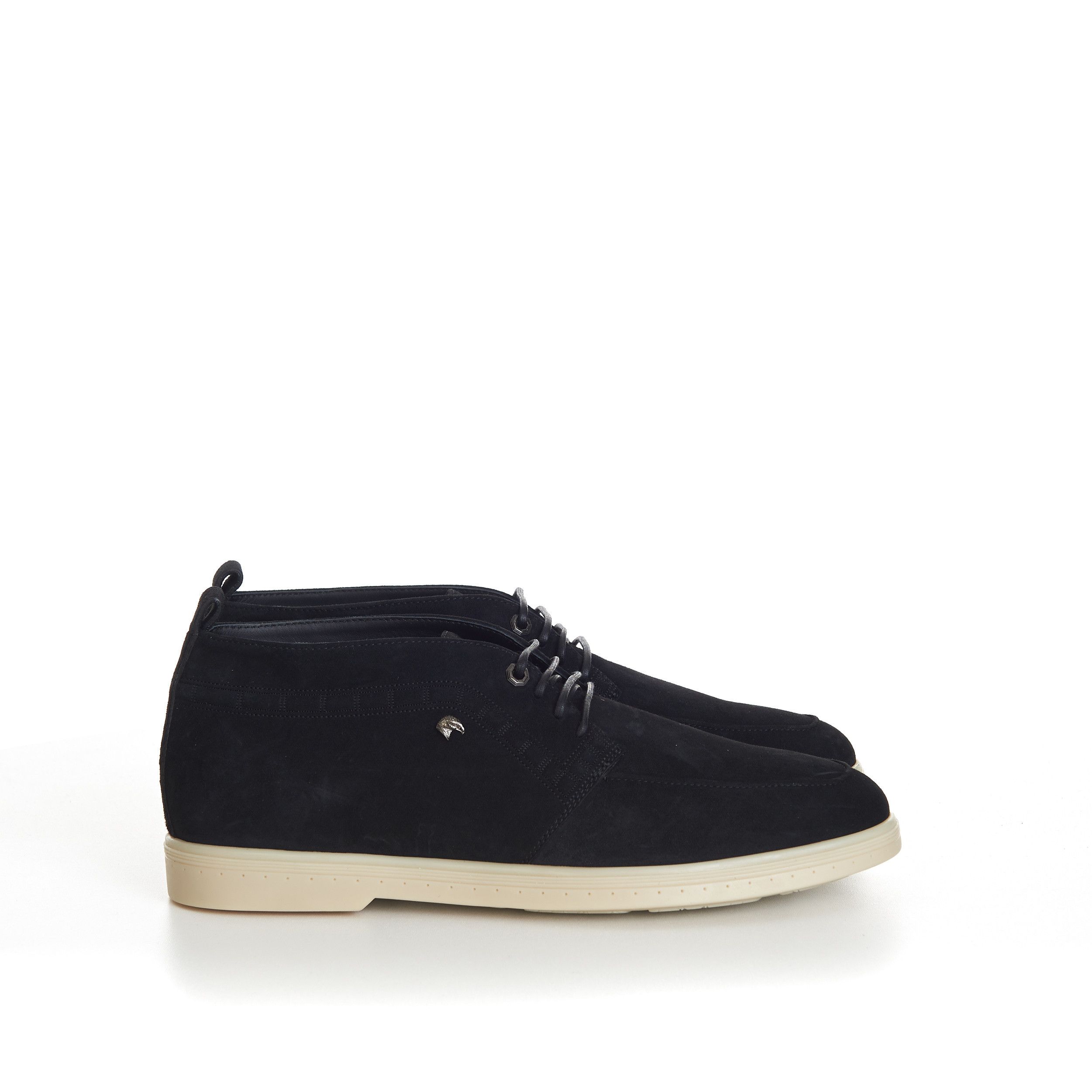 Stefano Ricci Black Suede Lace Up Chukka Boots With Rubber Soles Size US 8.5 / EU 41-42 - 8 Thumbnail