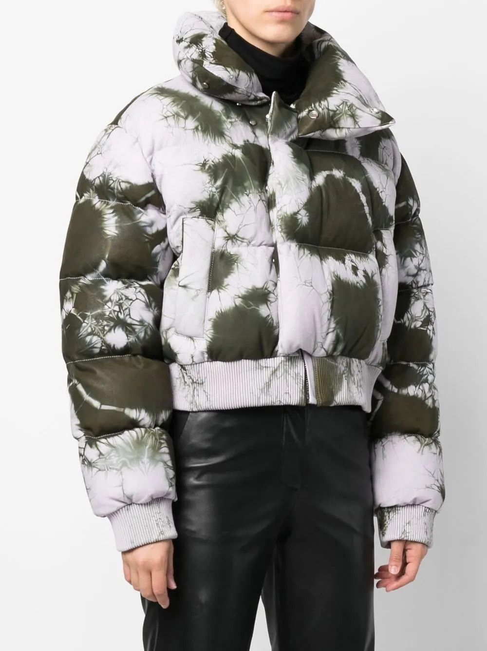Off-White o1y1125 Shell Jacket in Lilac/Brown Size XS / US 0-2 / IT 36-38 - 2 Thumbnail