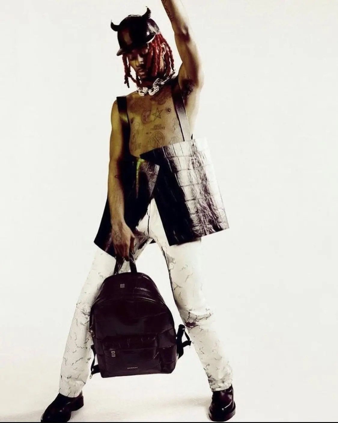 Givenchy GIVENCHY x MMW 2021 Spring Collection Devil Horn Cap Size ONE SIZE - 14 Thumbnail