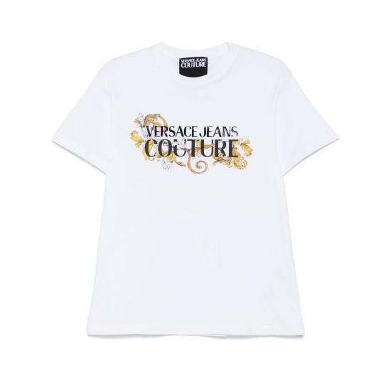 Versace VERSACE Men T-Shirts 78GAHC05 CJ01C G03 WHITE Size US XL / EU 56 / 4 - 1 Thumbnail