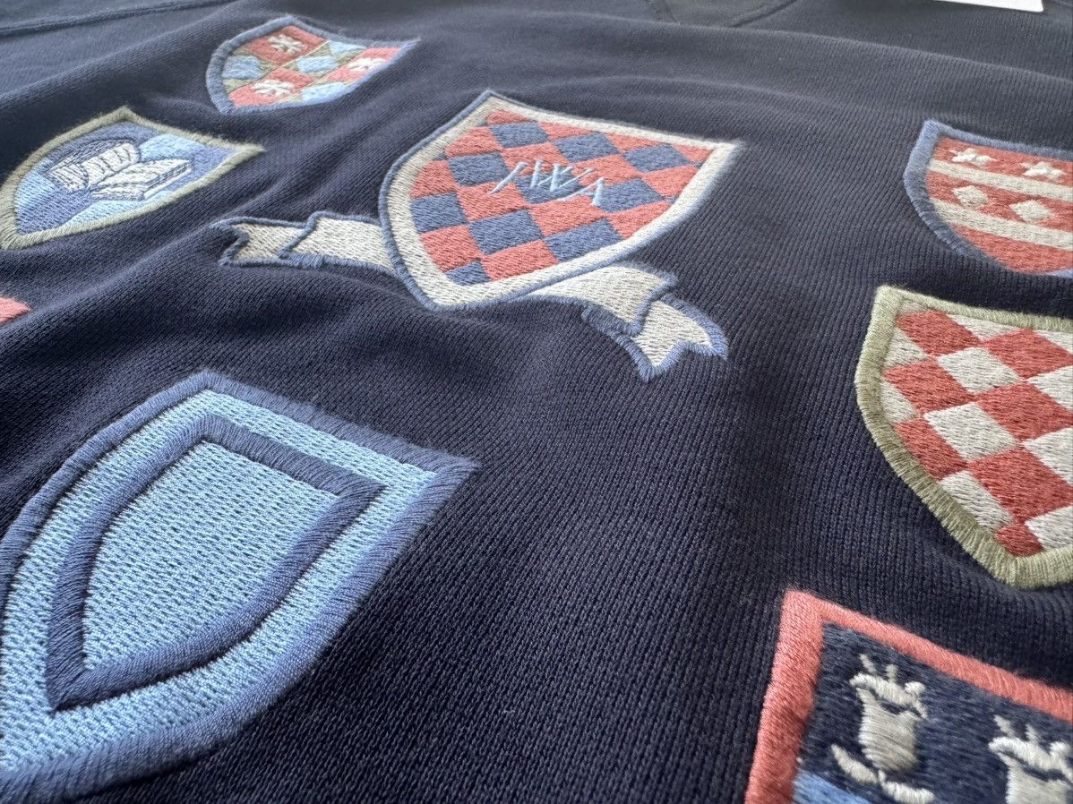 JW Anderson × Uniqlo Small JW Anderson Sweatshirt Navy Coat of Arms Crest Shirt Size US S / EU 44-46 / 1 - 13 Thumbnail