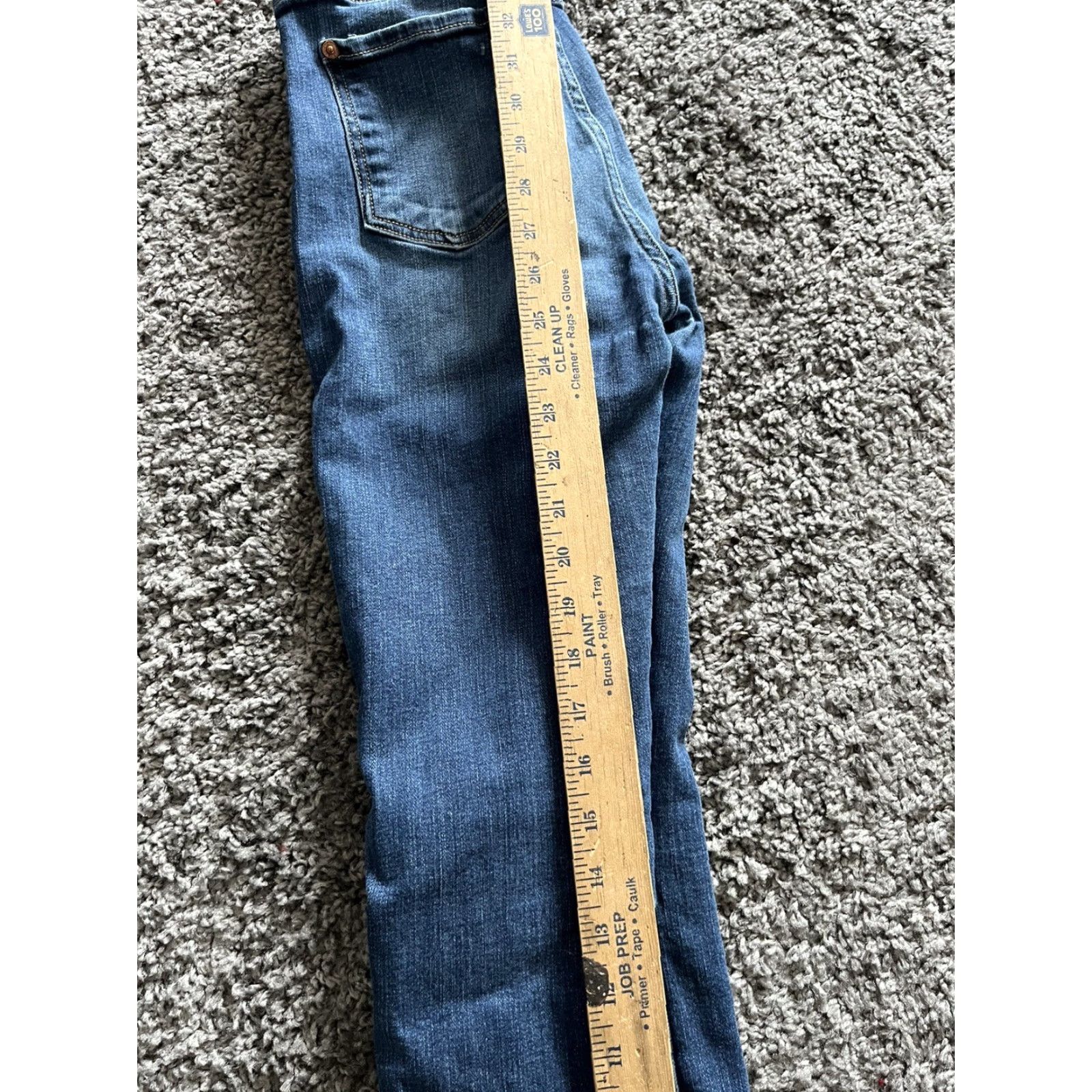 7 For All Mankind 7 For All Mankind Aubrey Jeans Womens Size 26 Tapered Denim Blue Medium Wash Size 26" / US 2 / IT 38 - 8 Thumbnail