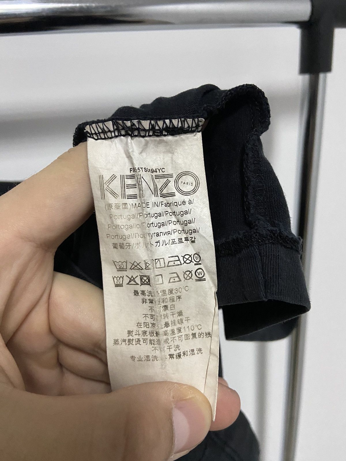 Kenzo × Vintage Kenzo t shirt big print eye 👁️ logo vintage Size US M / EU 48-50 / 2 - 6 Thumbnail