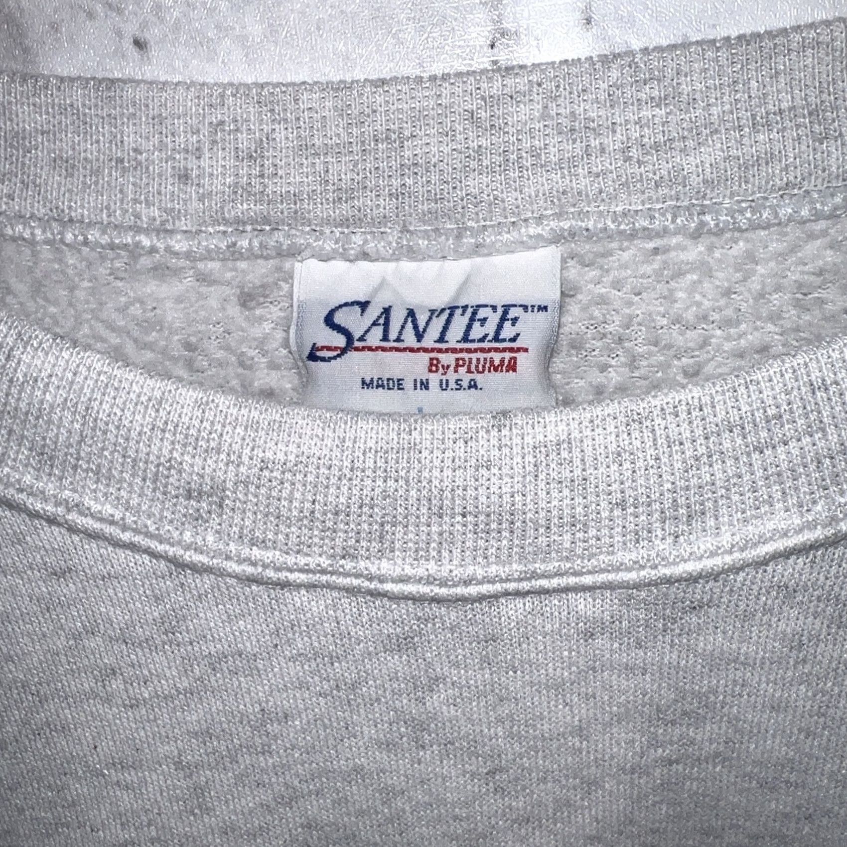 Vintage VINTAGE Santee Pullover Sweater USA White L Mens Size L USA MADE 1985 Size US L / EU 52-54 / 3 - 4 Thumbnail