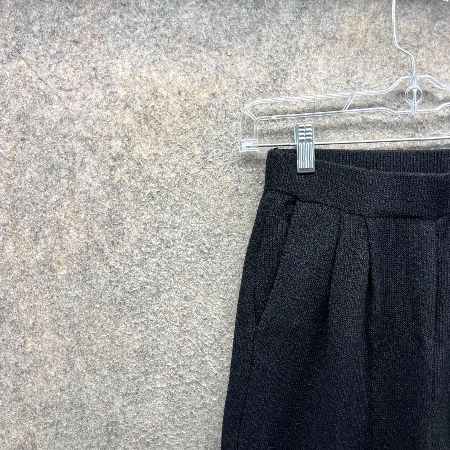 St. John St. John Collection Pants Womens 6 Black Knit High Waist Tapered Classic Wool Dress Pants Mens? Womens Size 28" / US 6 / IT 42 - 7 Thumbnail