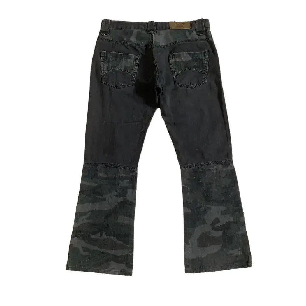 Tornado Mart 💥 STEALS 💥 BRTHBREATH Jeans Camouflage Flare/Bootcut Pants Size US 33 - 2 Thumbnail