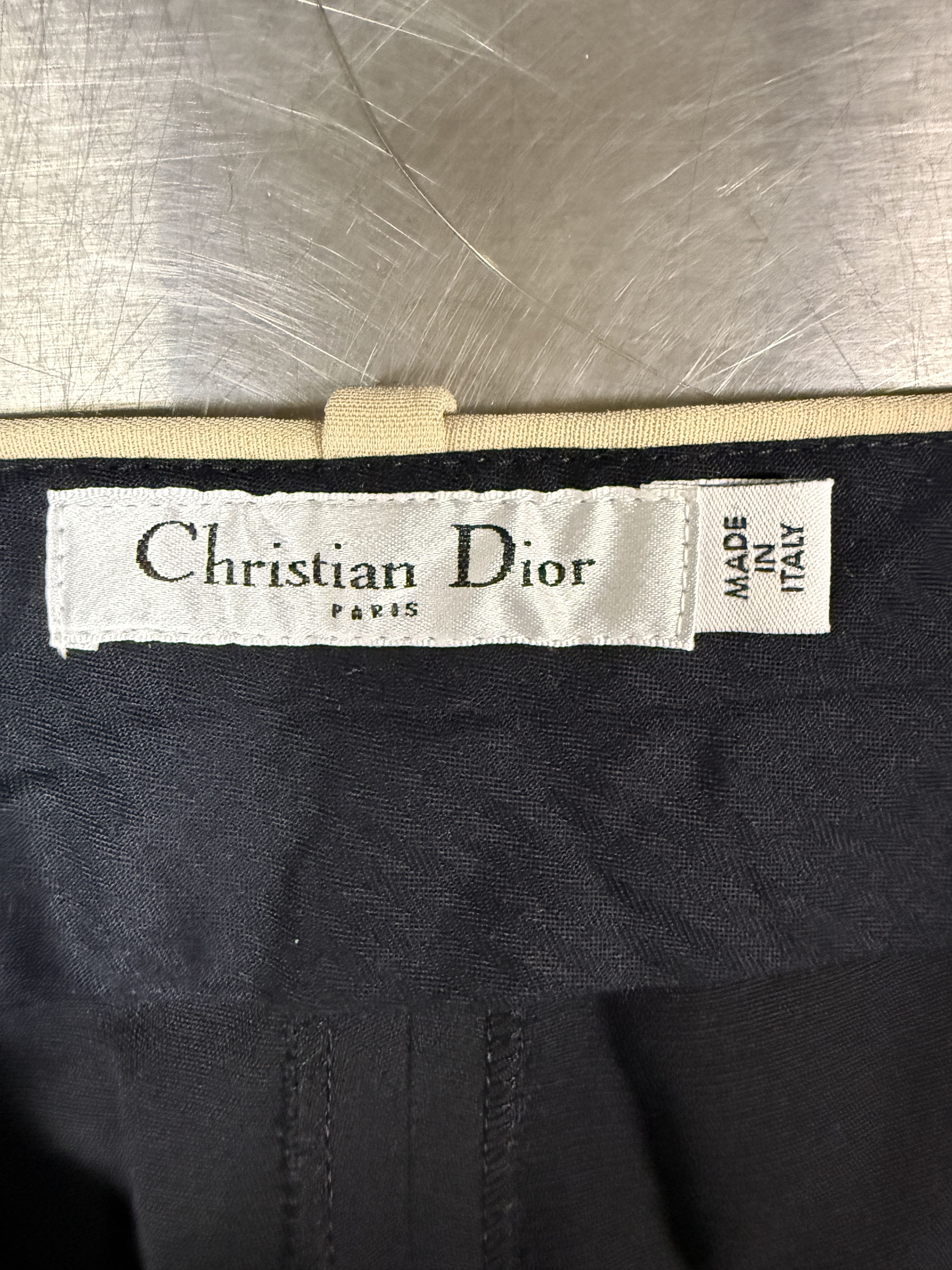 Dior Christian Dior Two Tone Silk Wool Suit Jacket and Pants Size XS / US 0-2 / IT 36-38 - 13 Thumbnail
