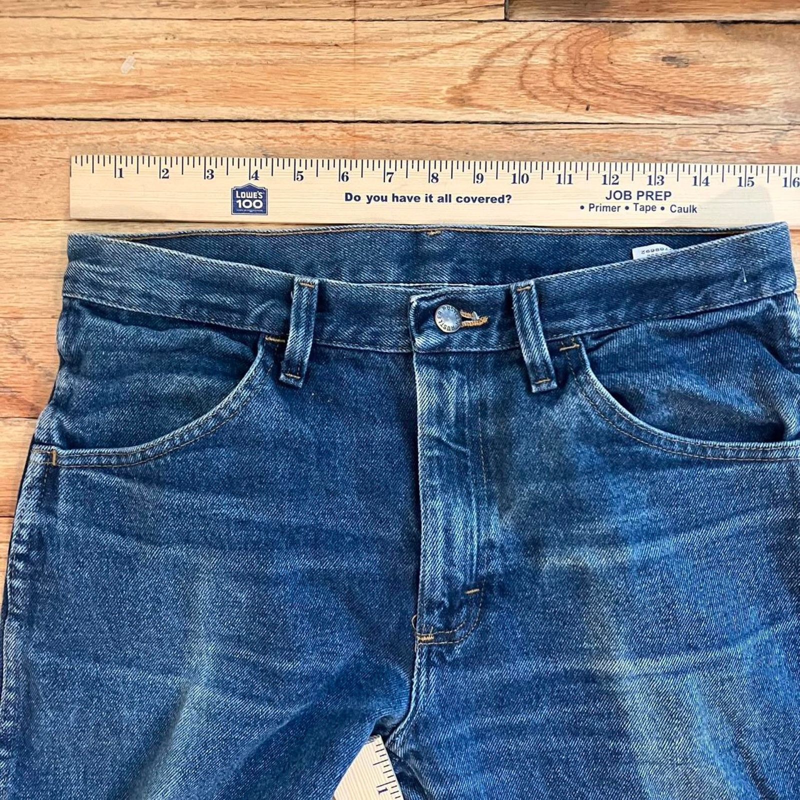 Rustler × Vintage Vintage Y2K Rustler Faded Denim Blue Jeans Western Cowboy Size US 31 - 6 Thumbnail
